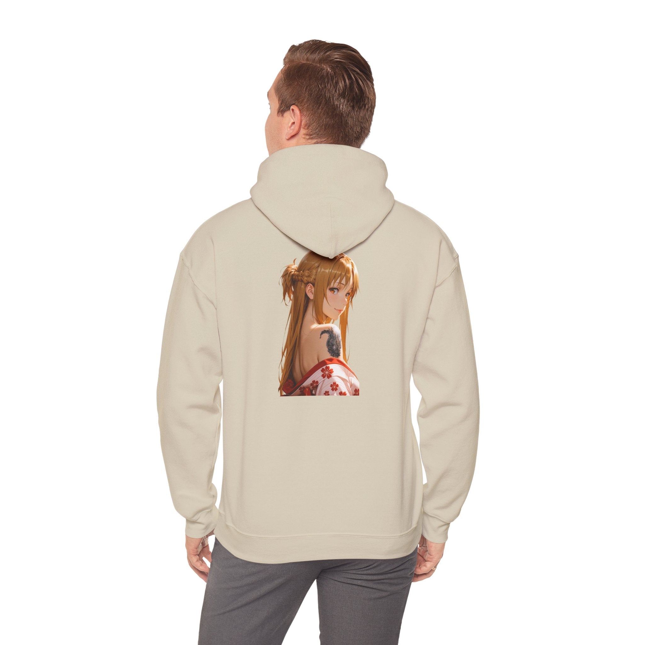 Asuna Kimono Tattoo Unisex Heavy Blend™ Hooded Sweatshirt