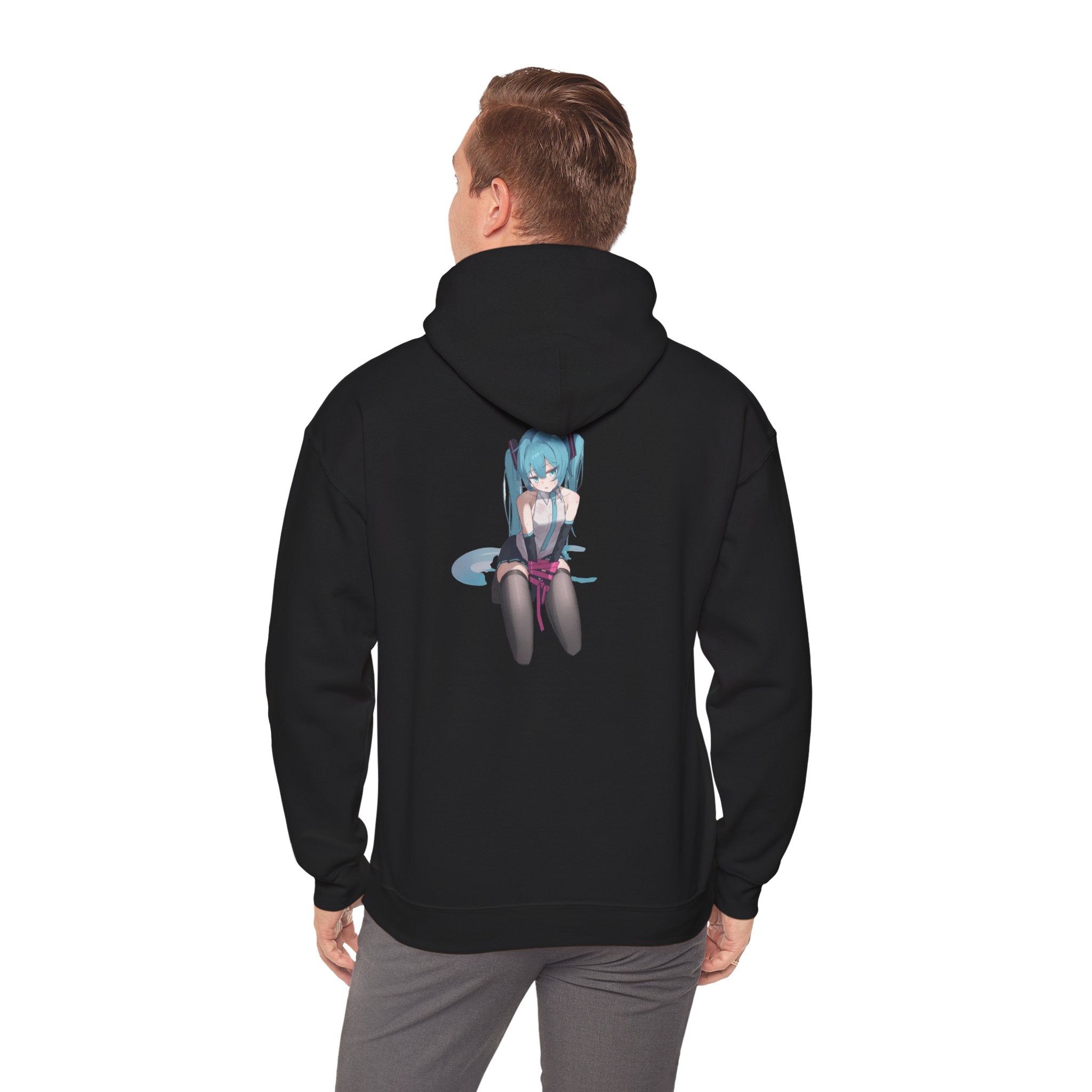 Hatsune Miku Bound Cute Anime Unisex Heavy Blend™ Hooded Sweatshirt