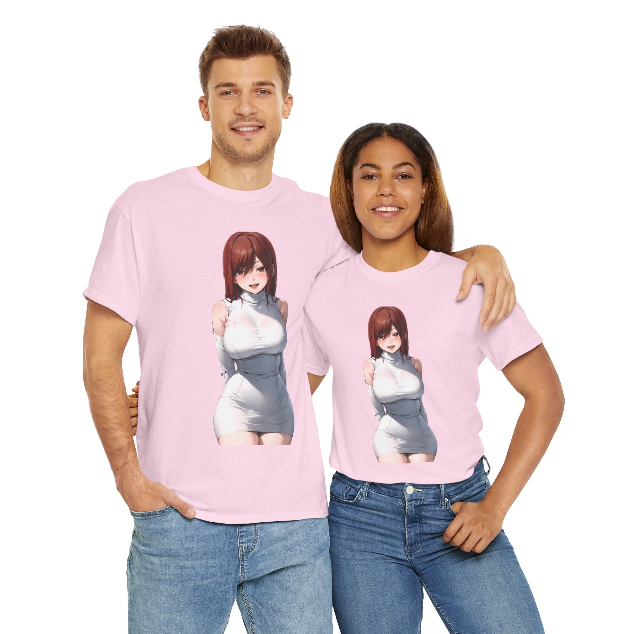 Ezra Scarlet Charming White Dress Anime Unisex Heavy Cotton Tee