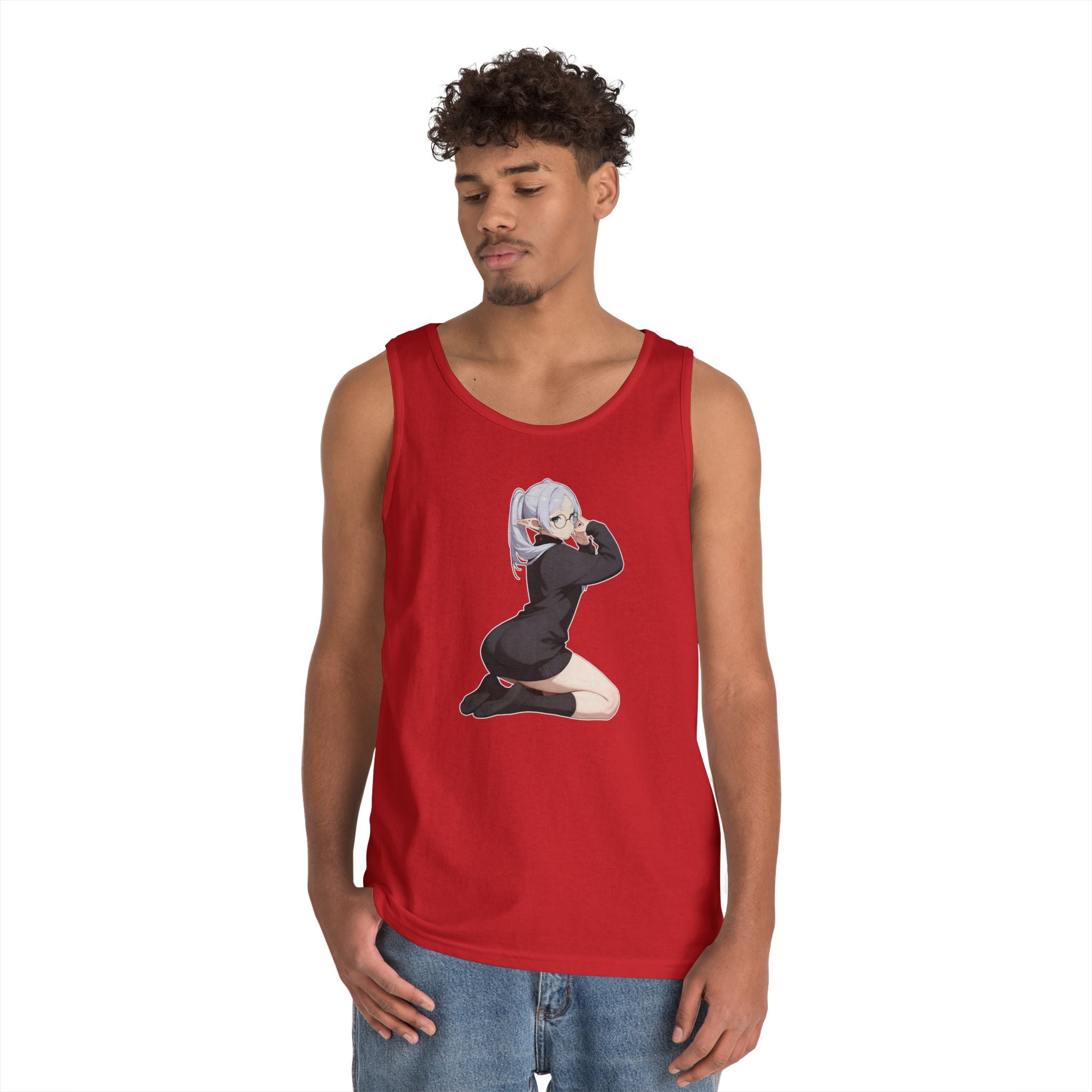 Cute Frieren Heavy Cotton Tank Top