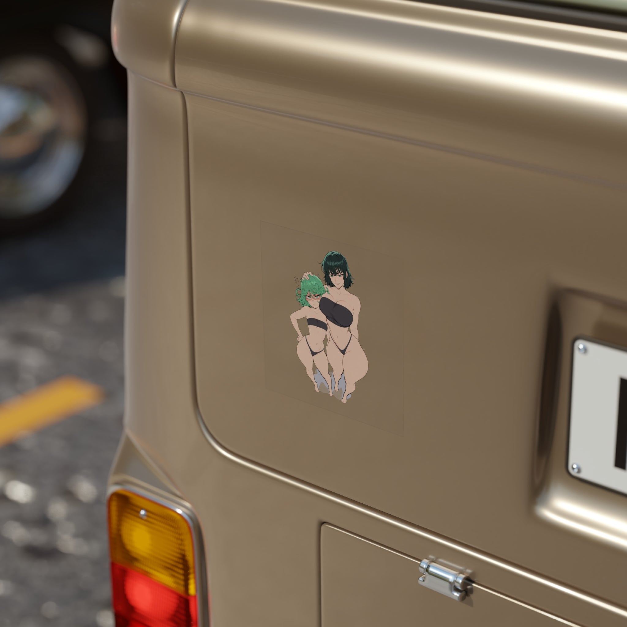Tatsumaki And Fubuki Cansual Sexy Waifu Sticker