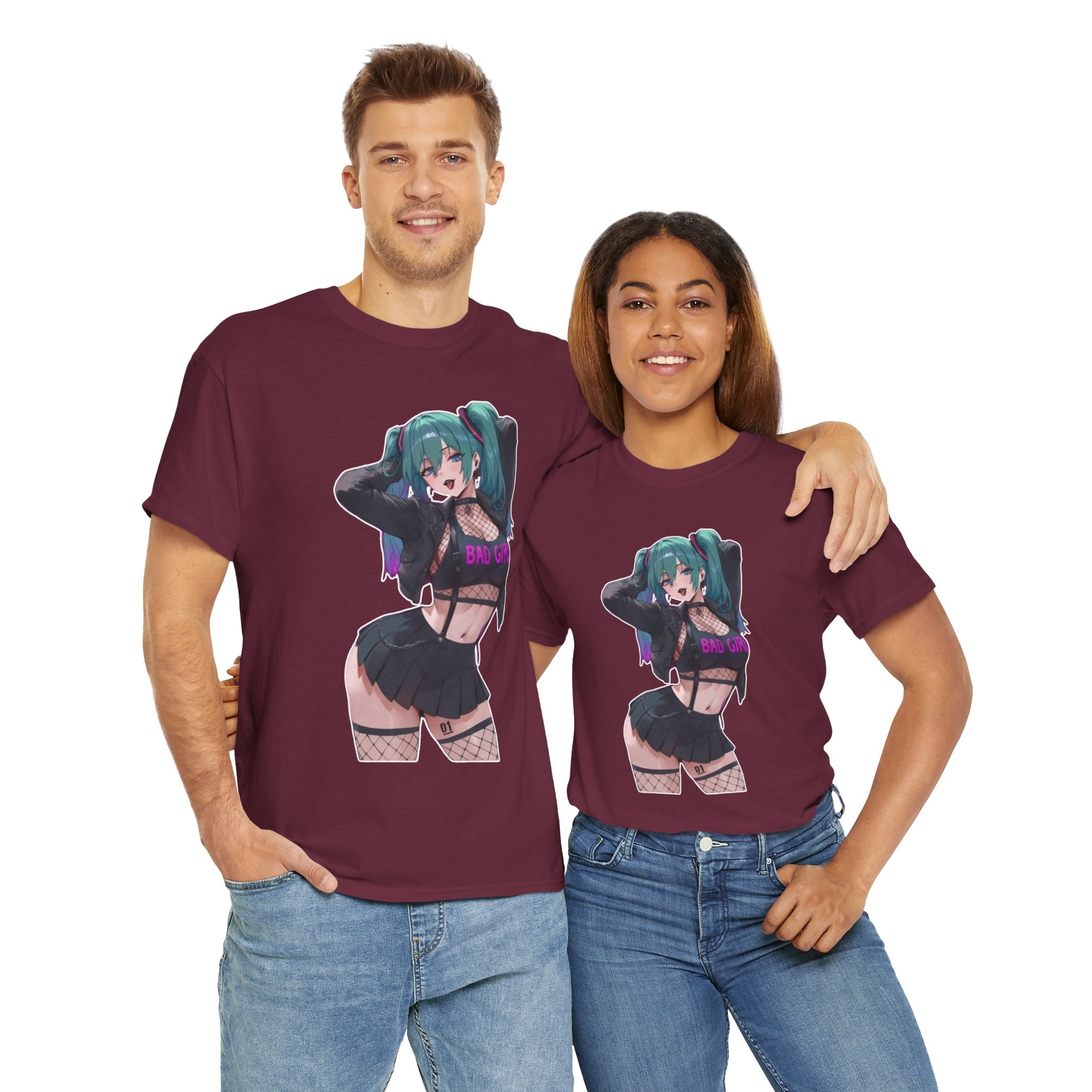 Hatsune Miku Baddie Unisex Heavy Cotton Tee