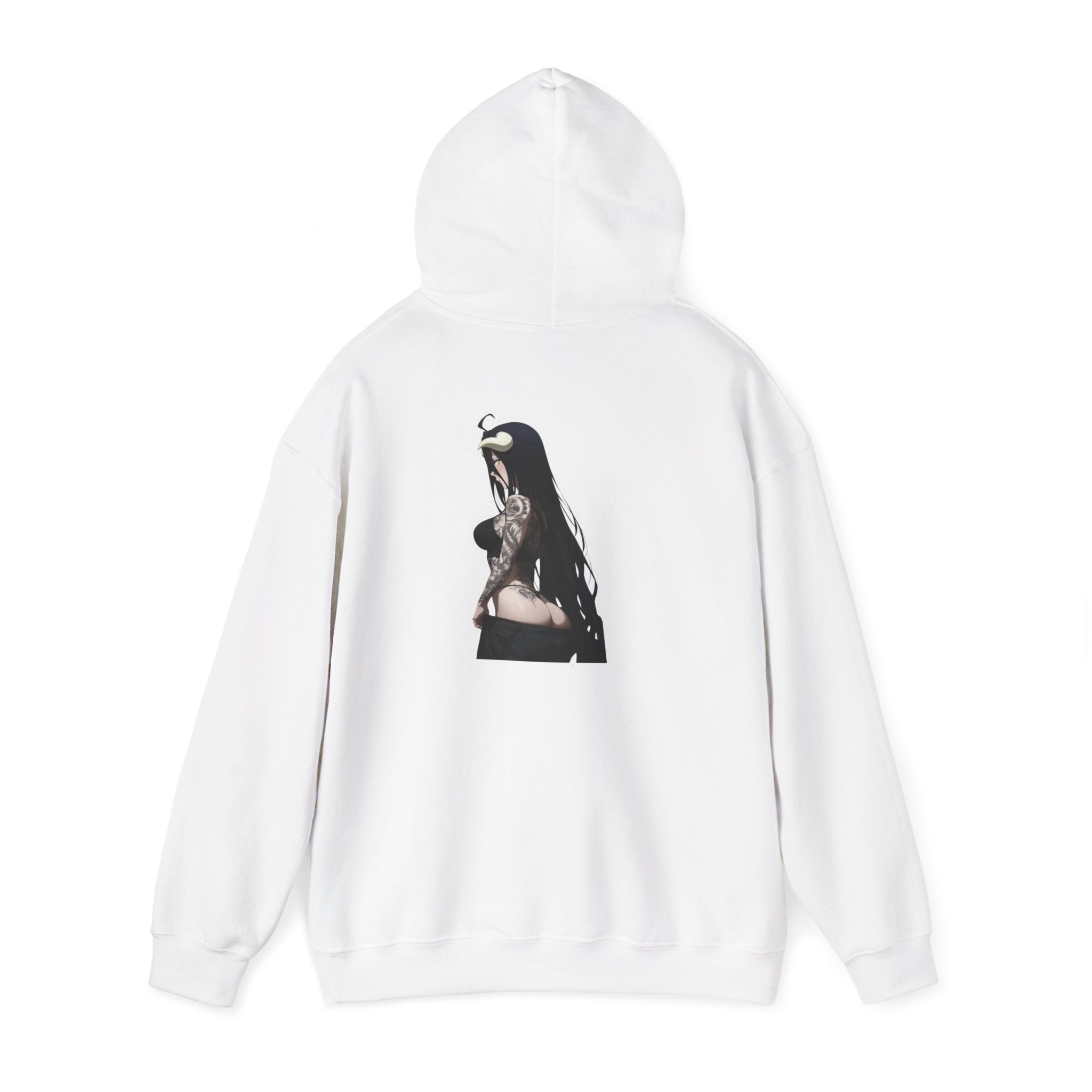 Albedo From Overlord Gothic Tattooed Unisex Heavy Blend™ Hooded Sweatshirt