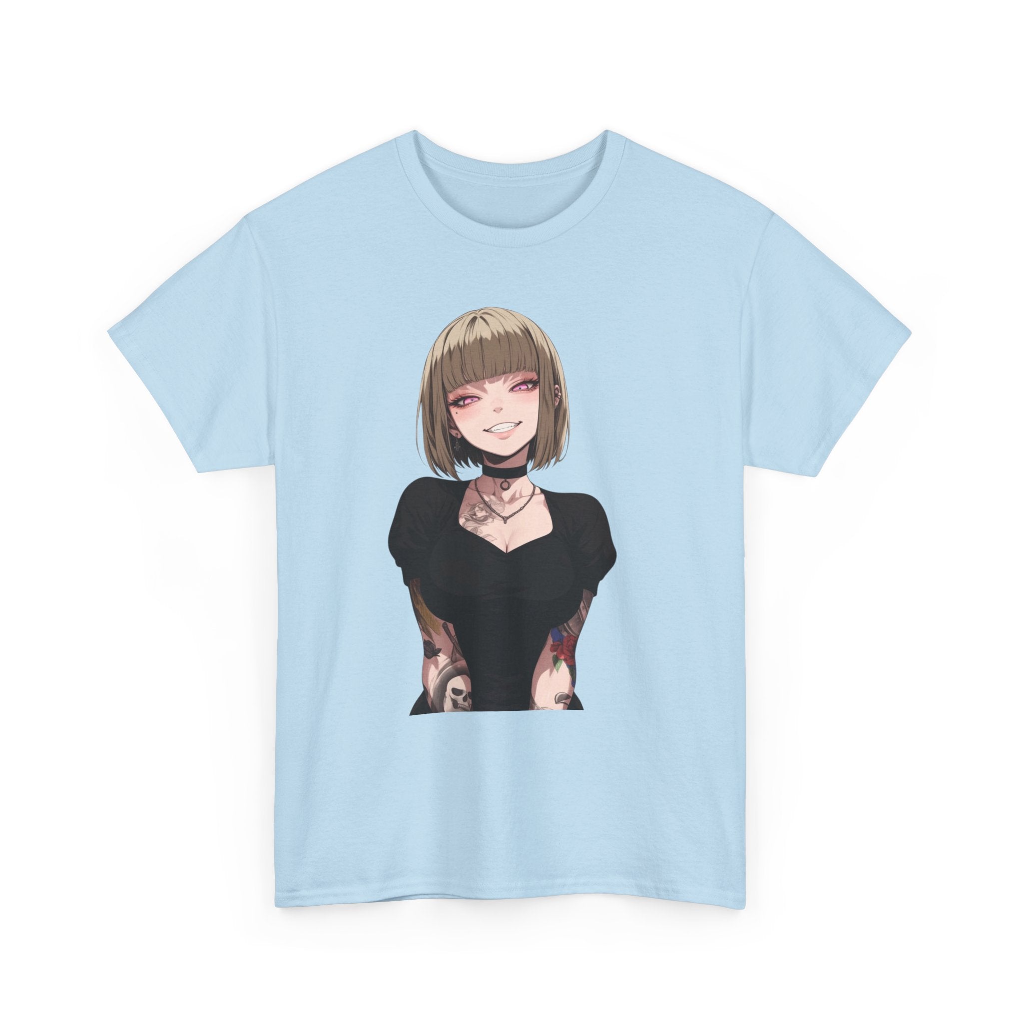 Sexy Style Himiko Toga Skull Tattooed Unisex Heavy Cotton Tee