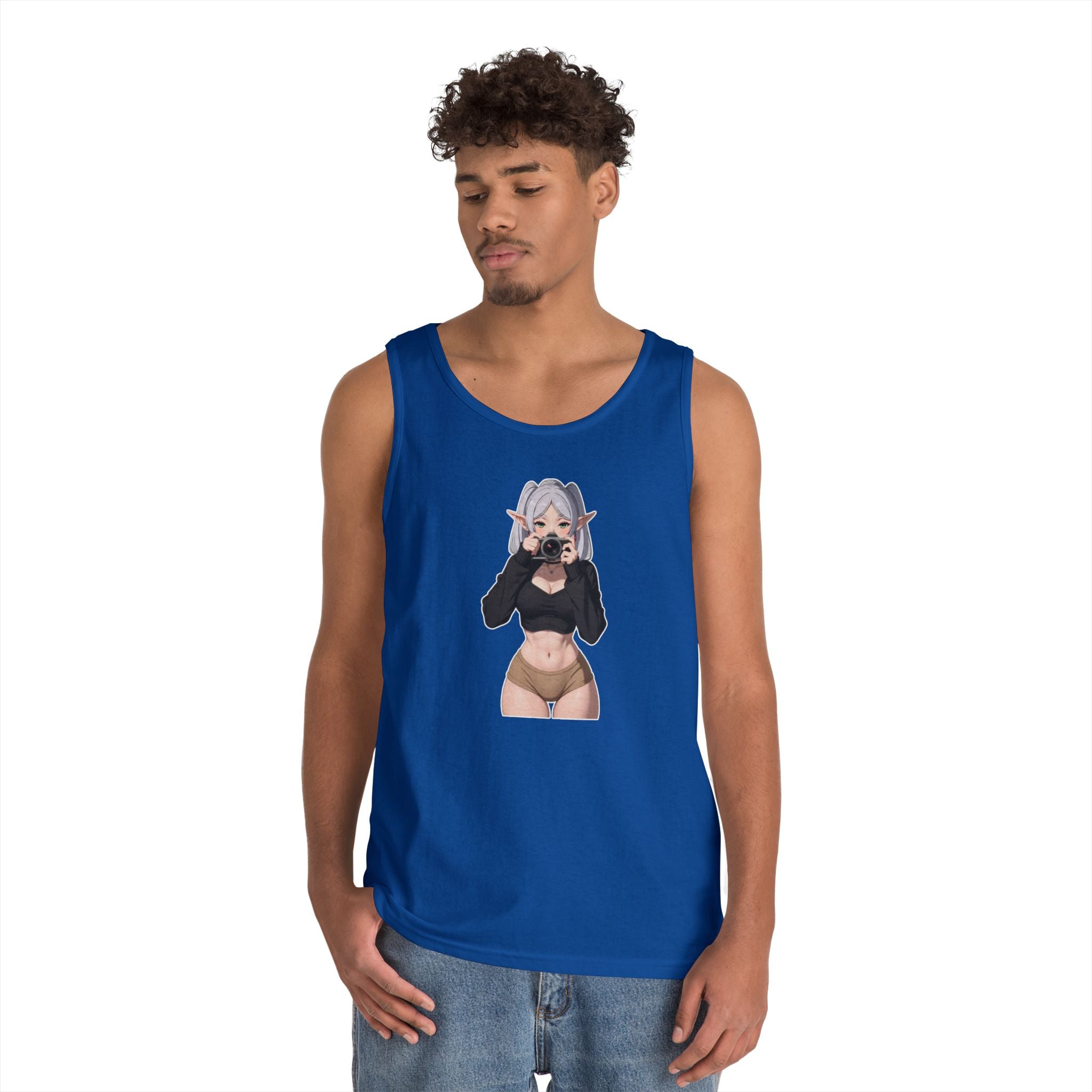 Frieren Cute Heavy Cotton Tank Top