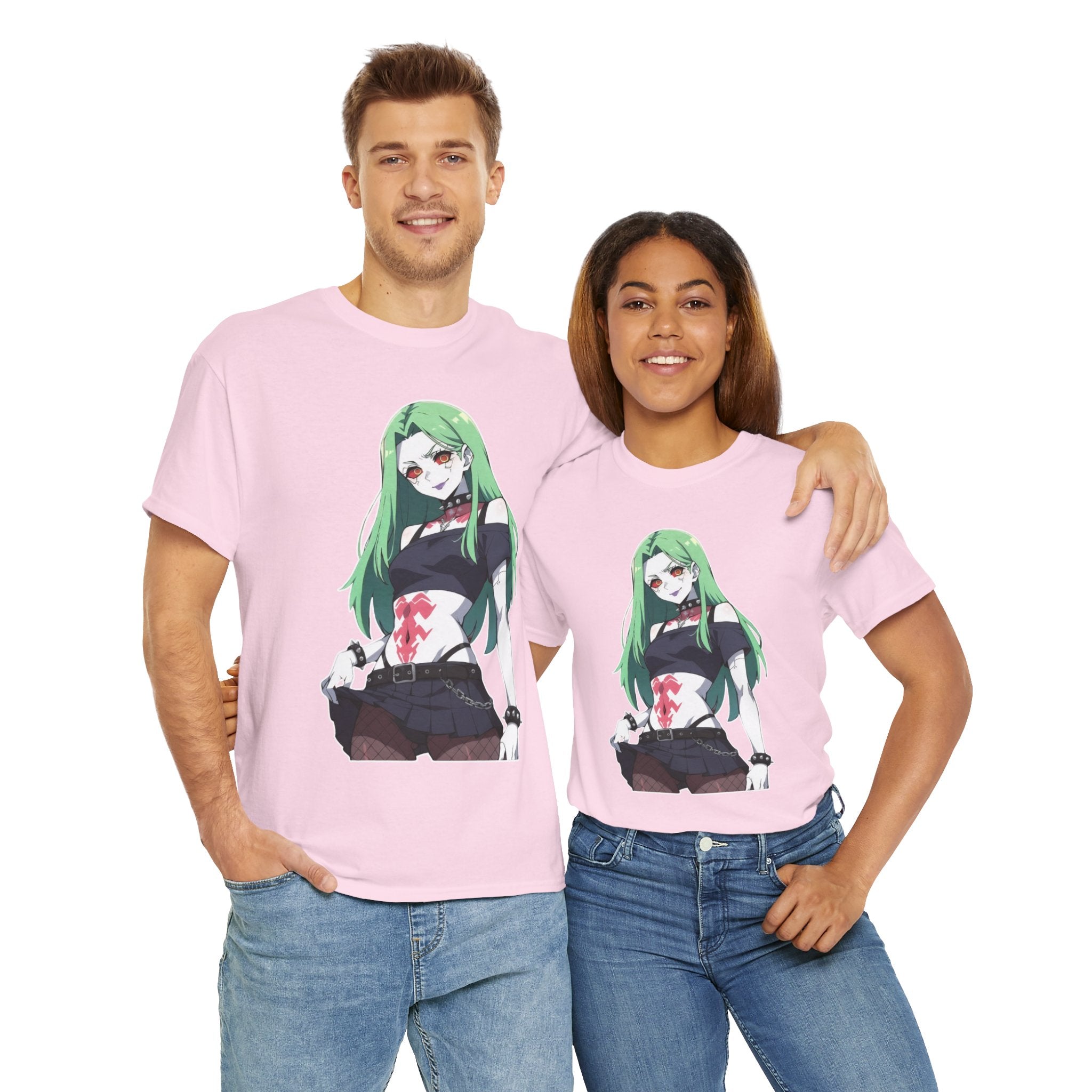 Rebecca Cyberpunk Futuristic Unisex Heavy Cotton Tee