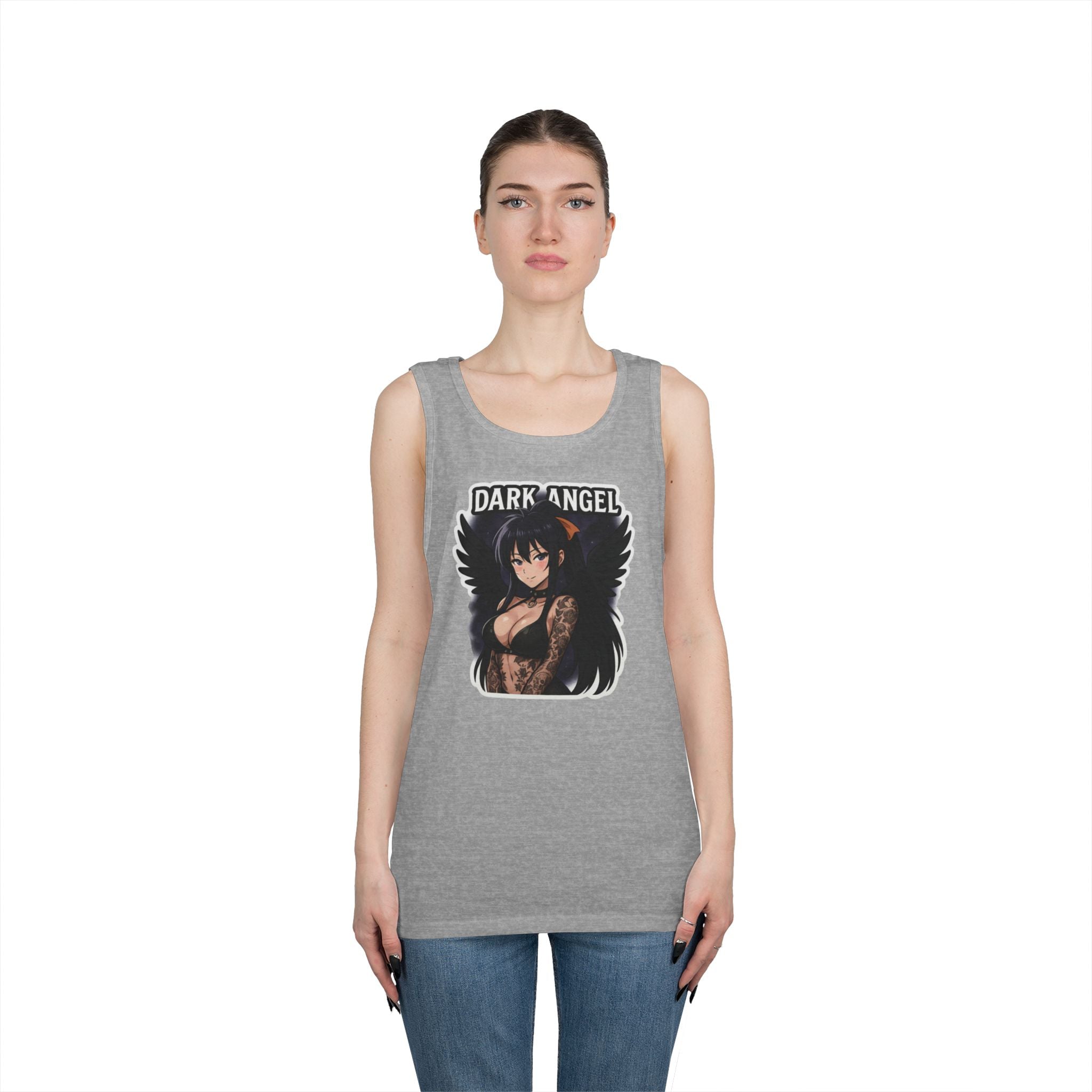 Akeno Himejima Dark Angel Heavy Cotton Tank Top