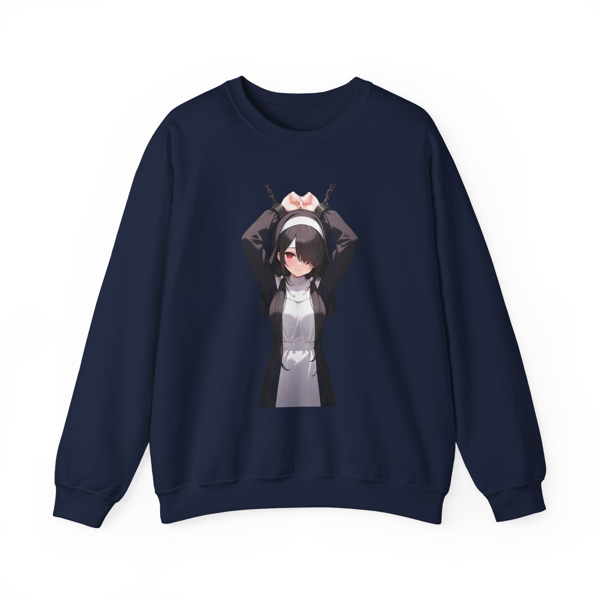 Tokisaki Kurum Nun Gothic Unisex Heavy Blend™ Crewneck Sweatshirt