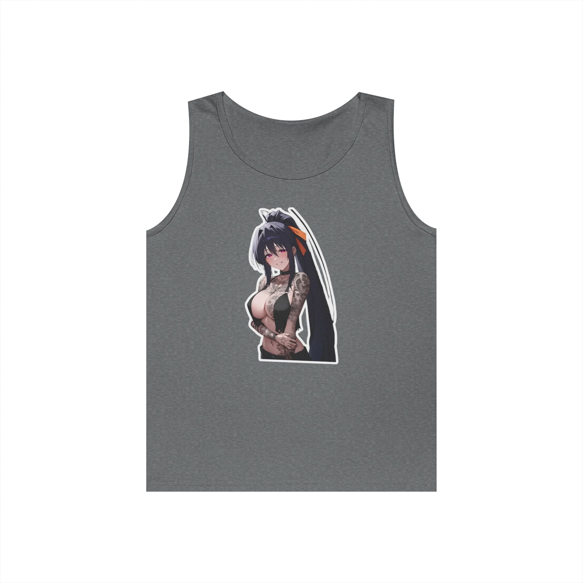 Akeno Himejima Gothic Tattooed Heavy Cotton Tank Top