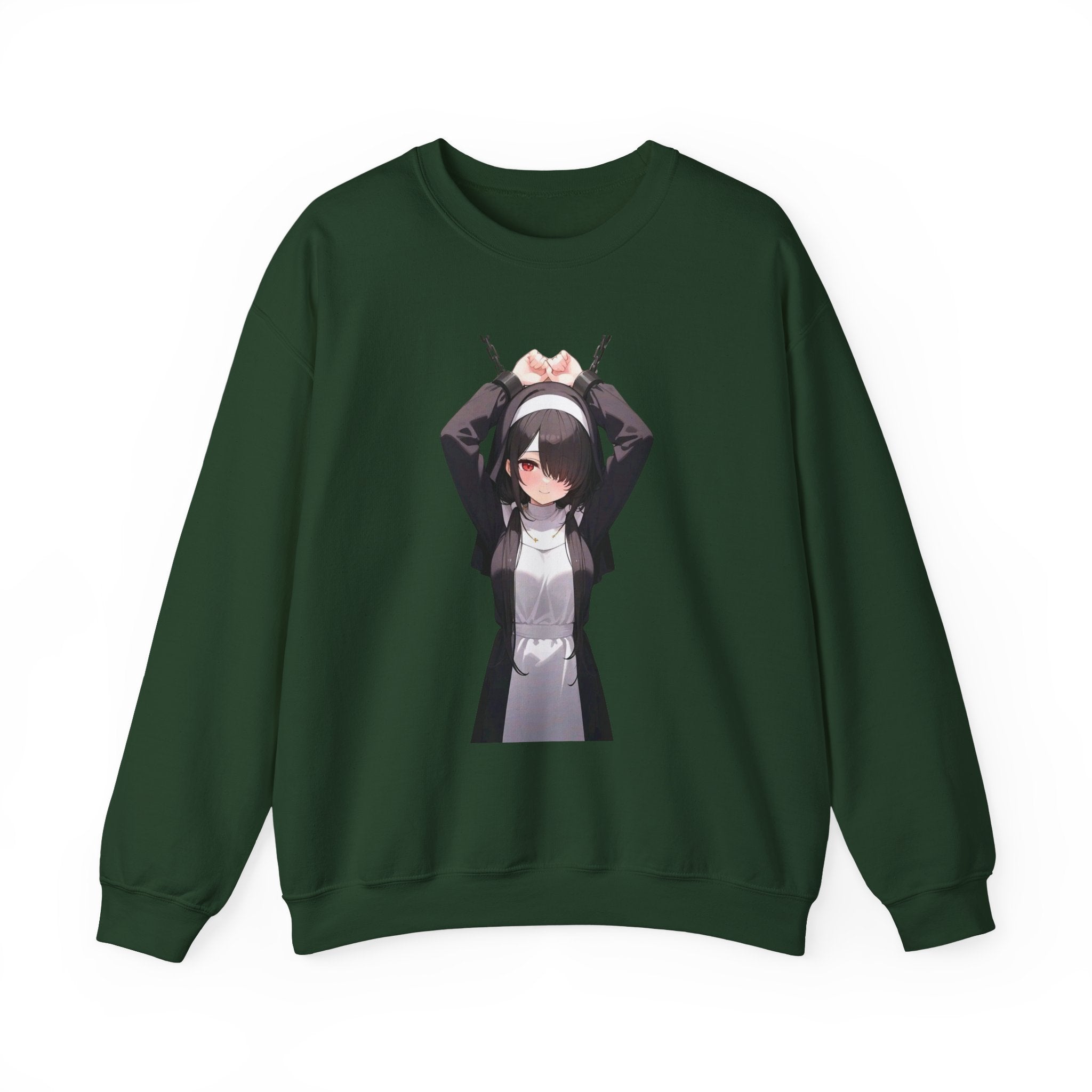 Tokisaki Kurum Nun Gothic Unisex Heavy Blend™ Crewneck Sweatshirt