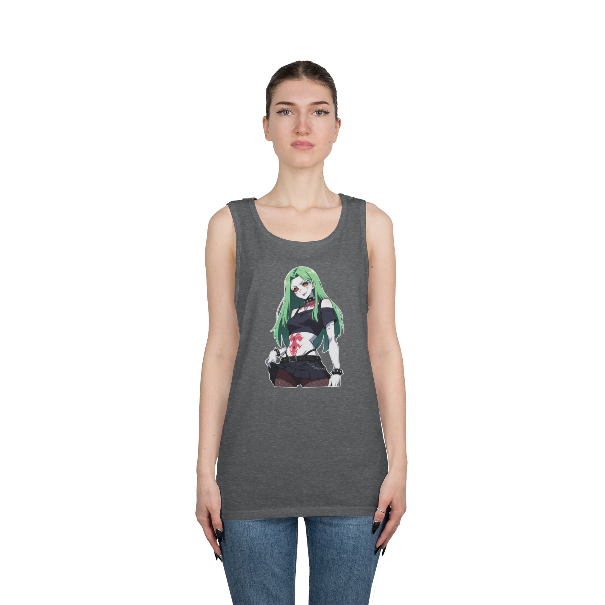 Rebecca Cyberpunk Futuristic Heavy Cotton Tank Top