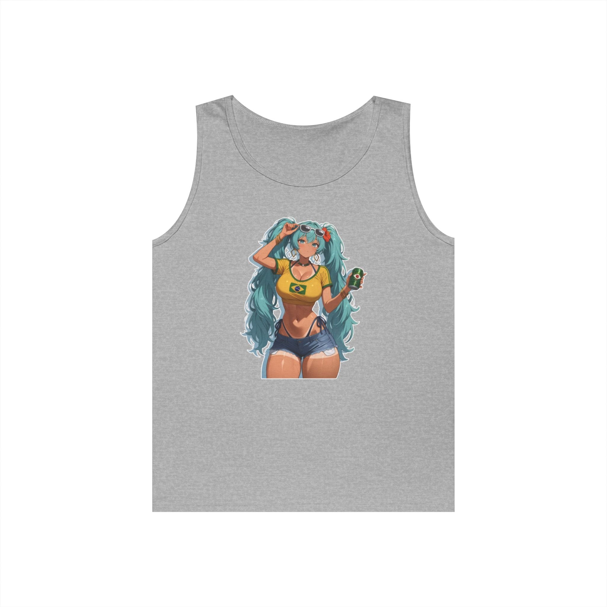 Hatsune Miku Brazil Girl Heavy Cotton Tank Top