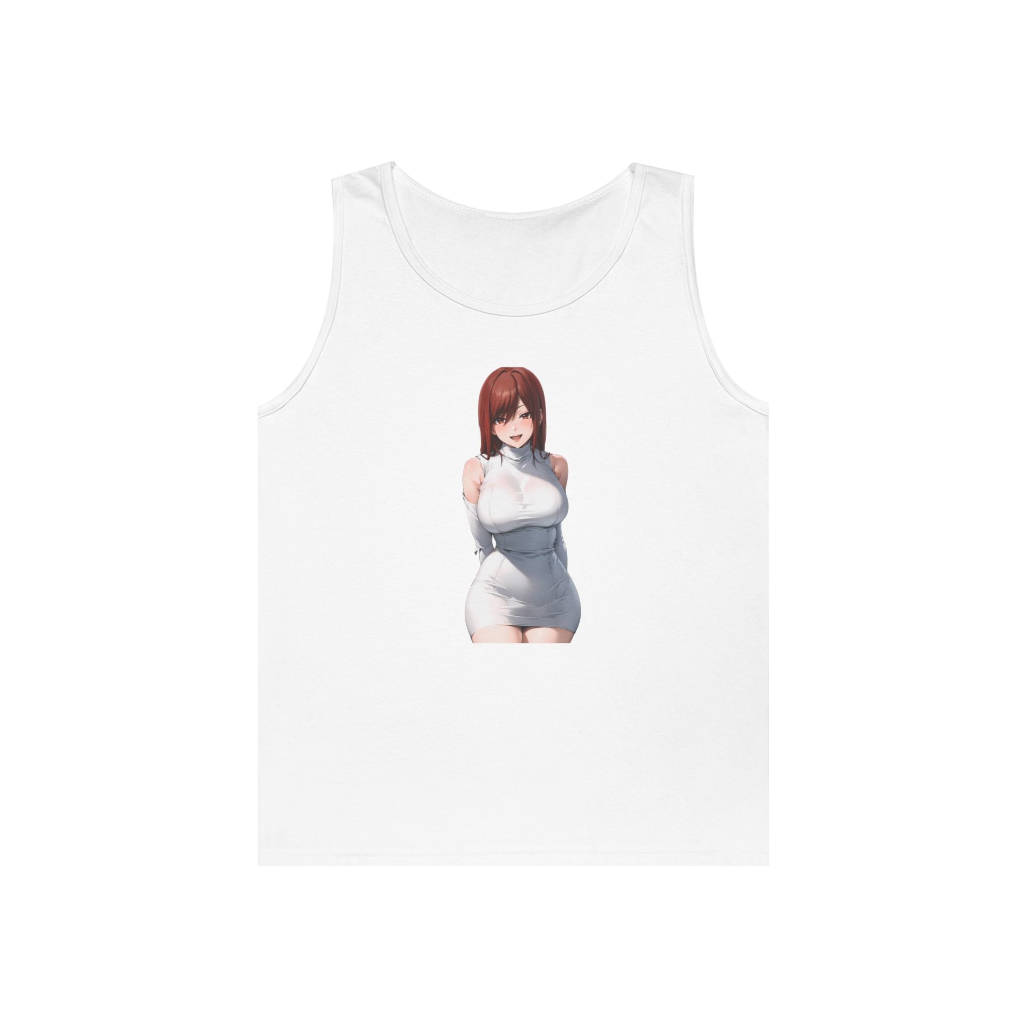 Ezra Scarlet Charming White Dress Anime Heavy Cotton Tank Top