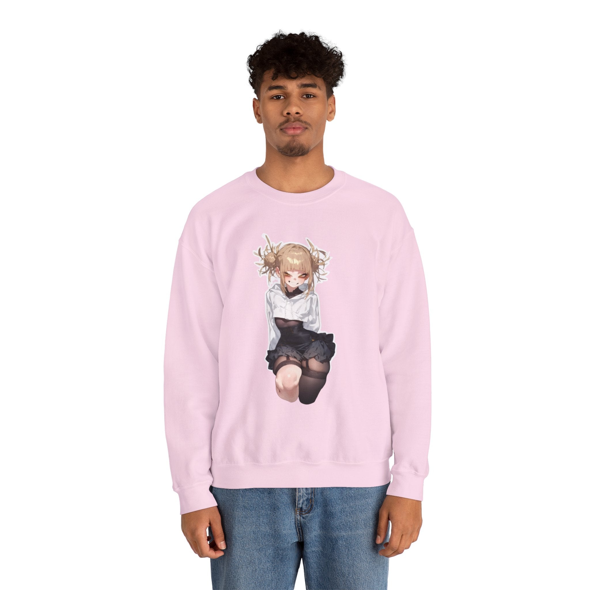 Himiko Toga Crazy Aesthetic Unisex Heavy Blend™ Crewneck Sweatshirt