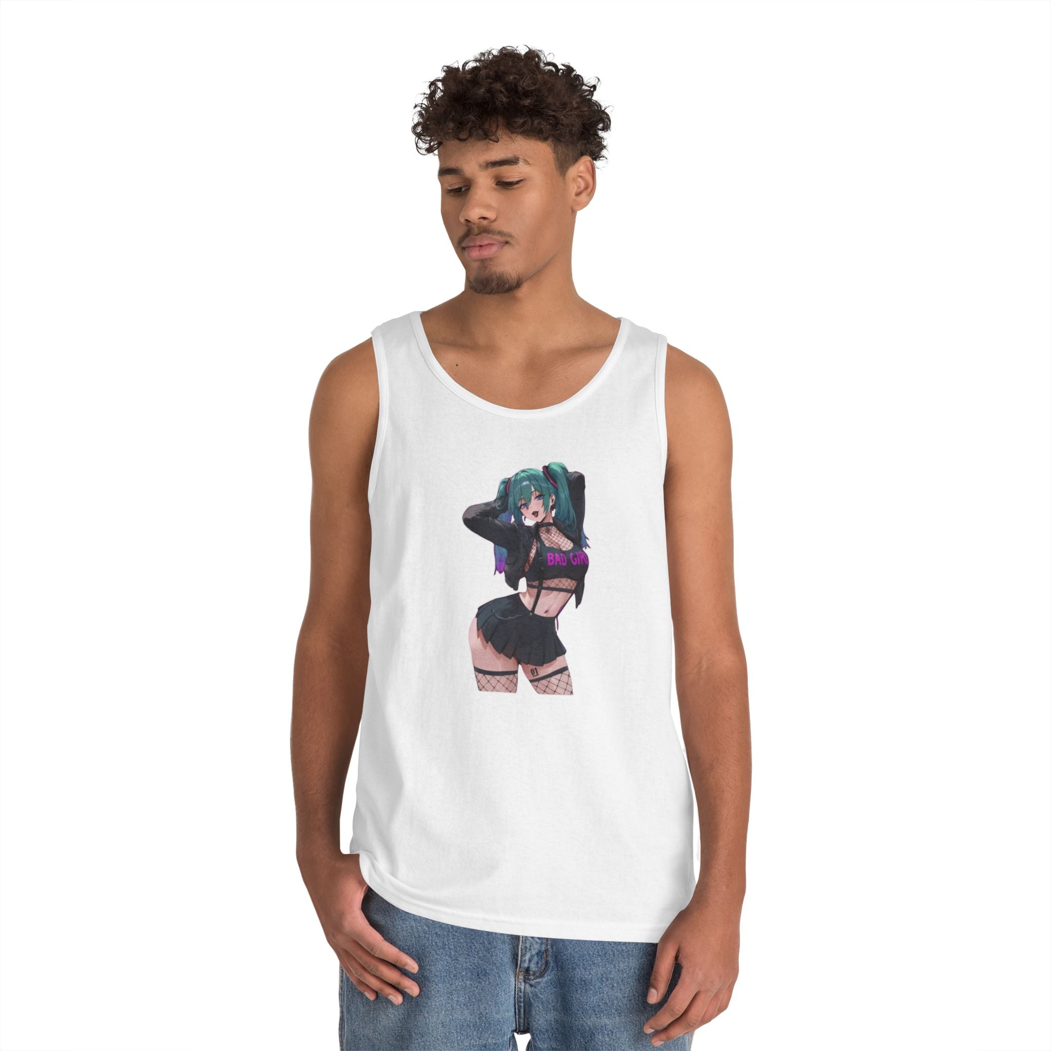 Hatsune Miku Baddie Heavy Cotton Tank Top