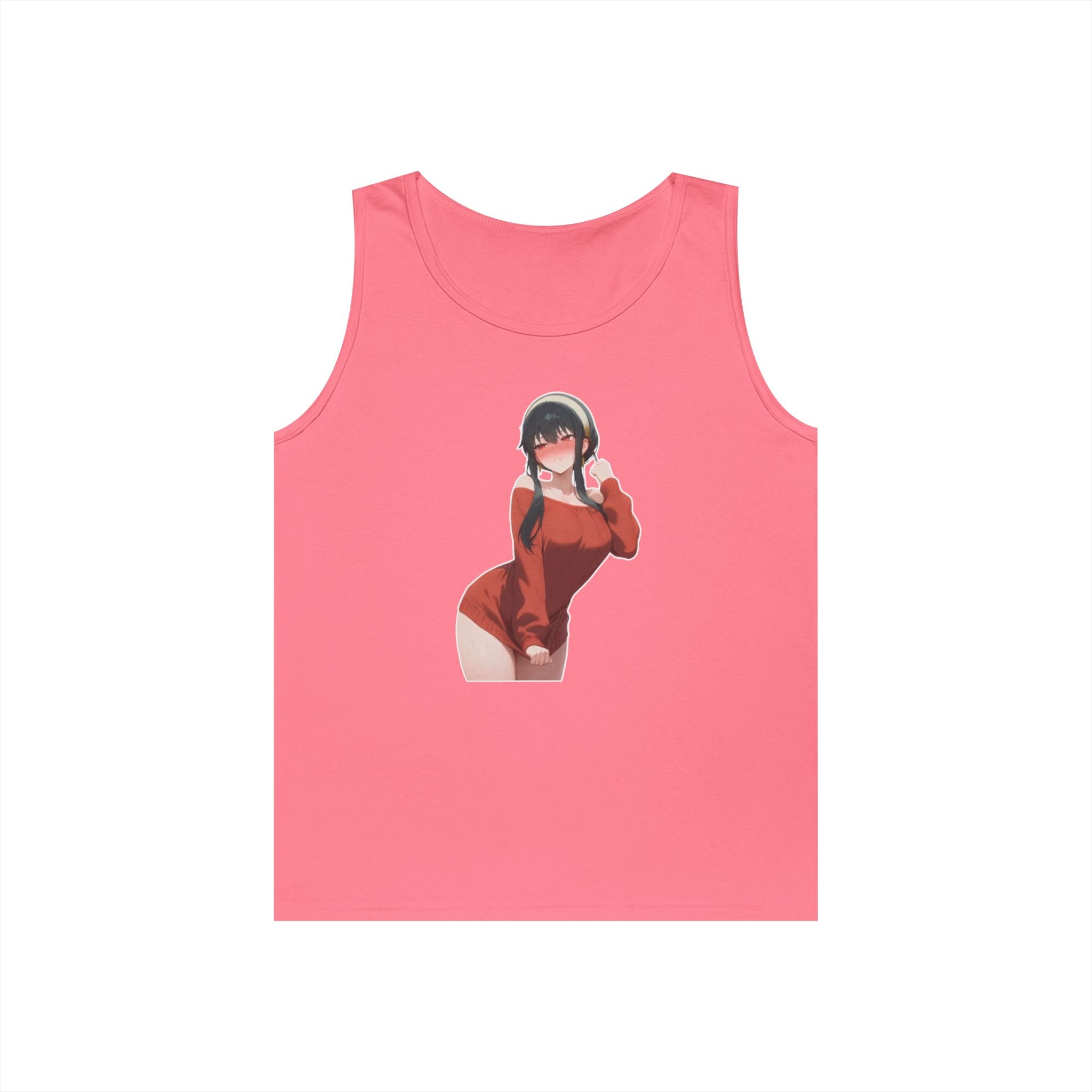 Yor Forger Blushing Waifu Heavy Cotton Tank Top