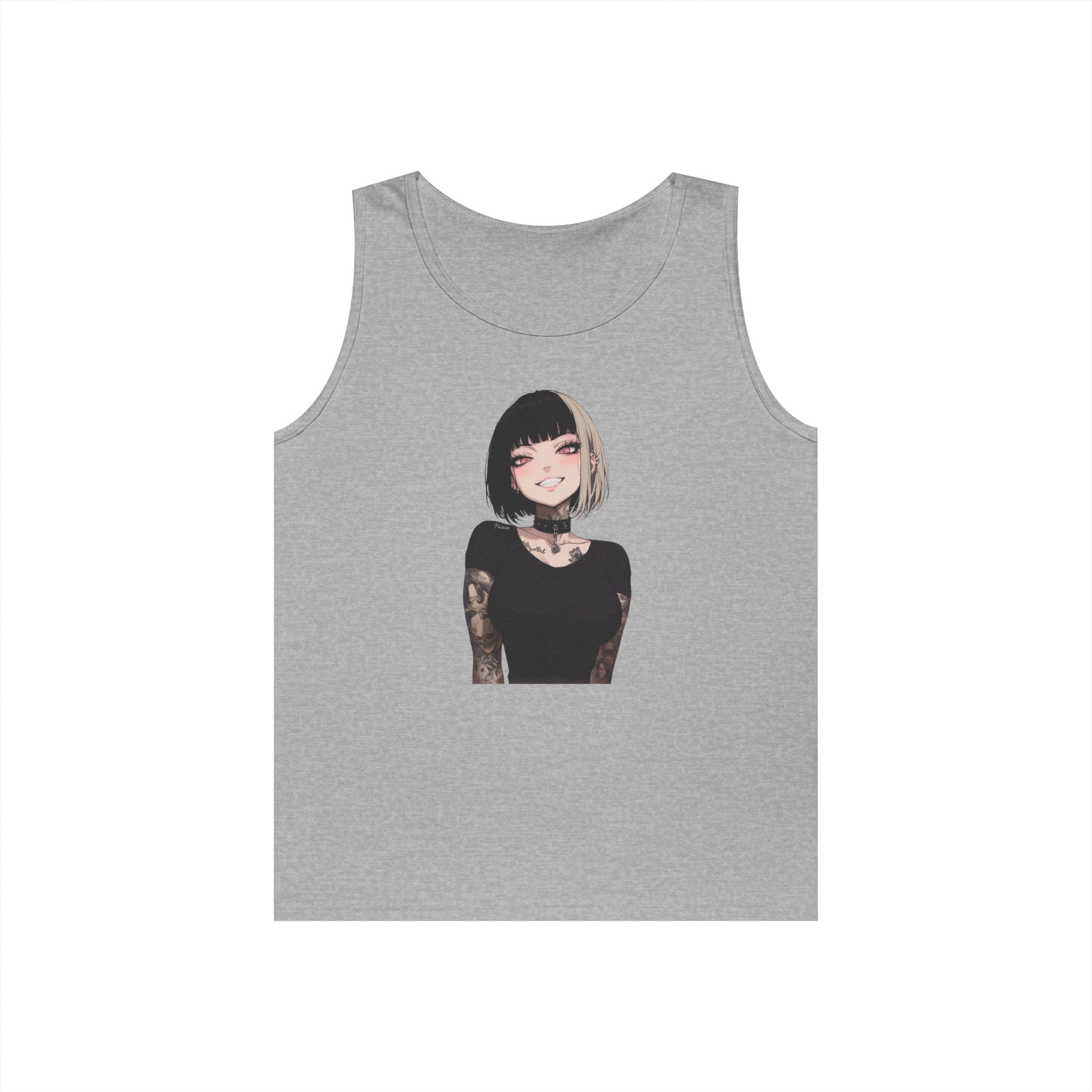 Himiko Toga Gothic Tattooed Style Heavy Cotton Tank Top