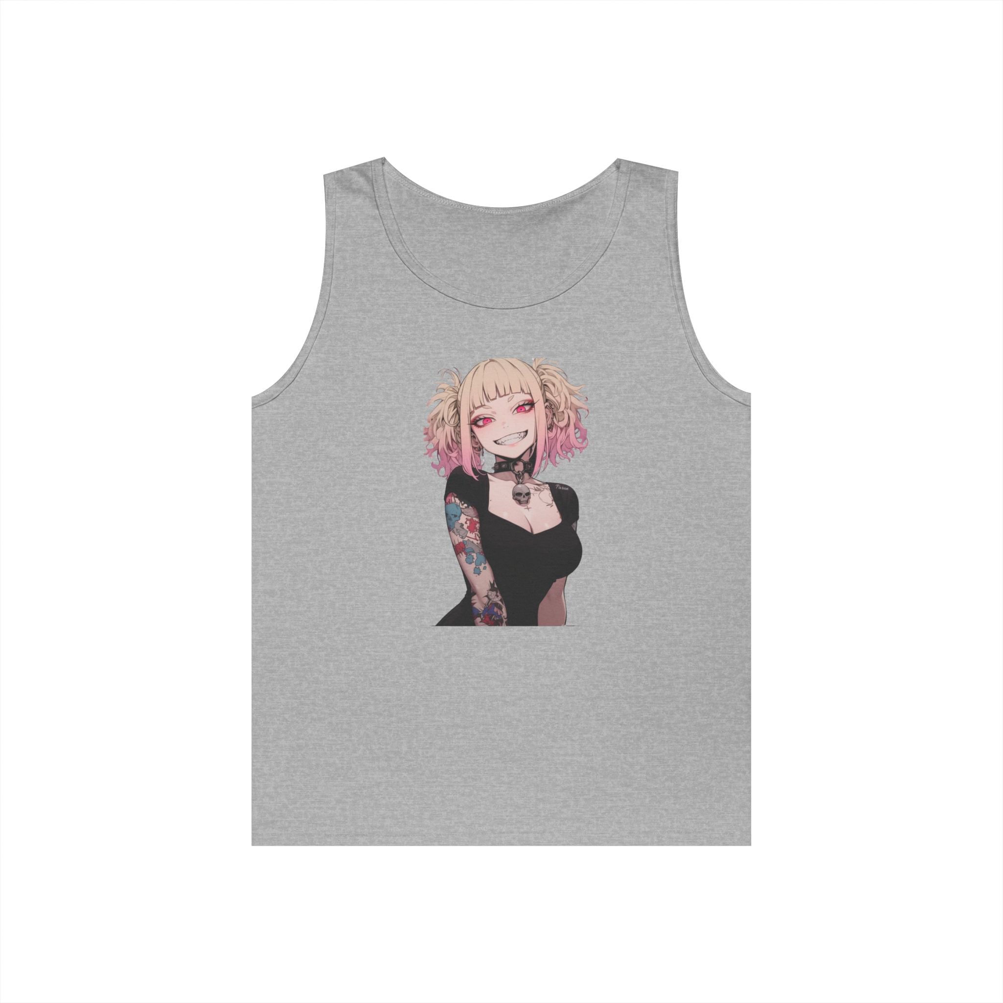 Gothic Himiko Toga Tattooed Crazy Heavy Cotton Tank Top