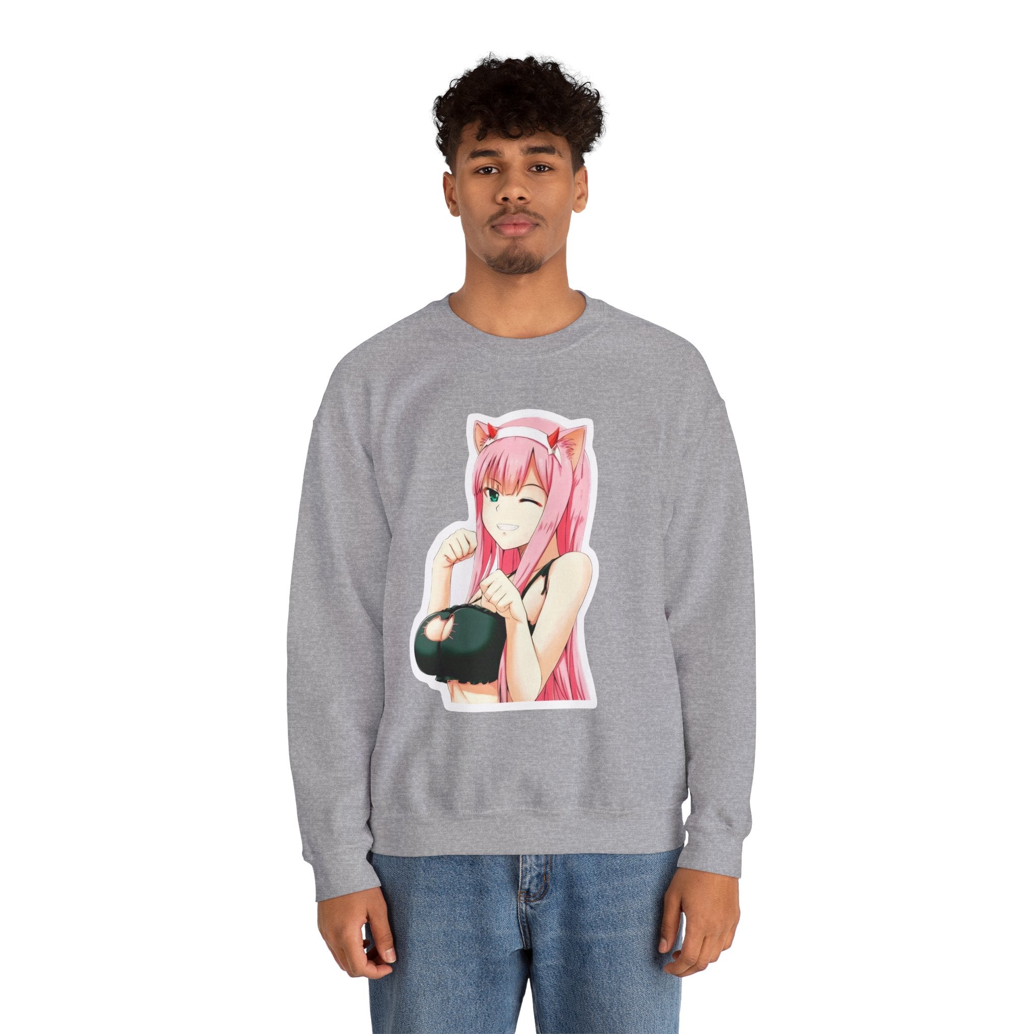 Zero Two Sexy Style Unisex Heavy Blend™ Crewneck Sweatshirt