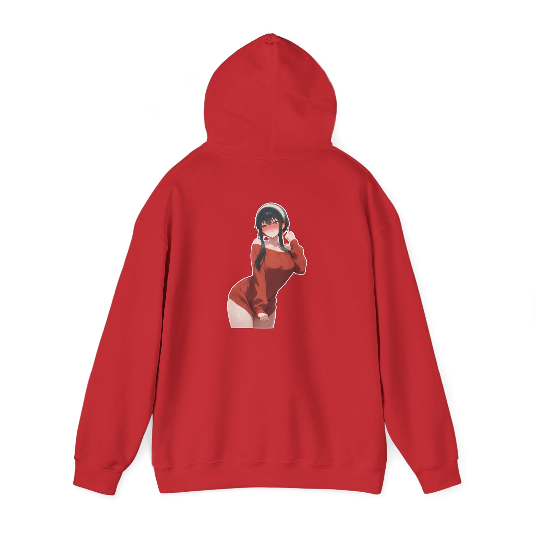 Yor Forger Blushing Waifu Unisex Heavy Blend™ Hooded Sweatshirt