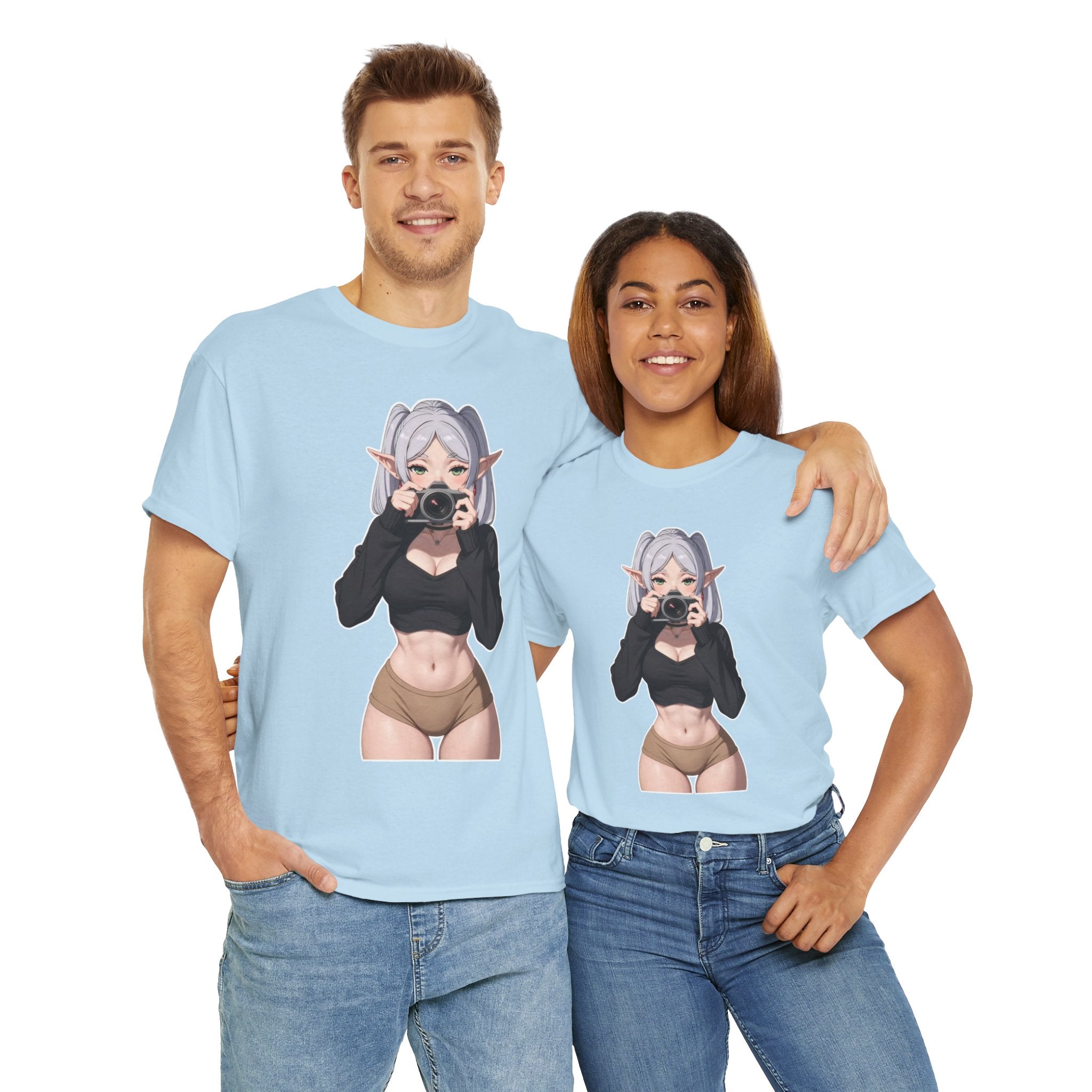 Frieren Cute Unisex Heavy Cotton Tee