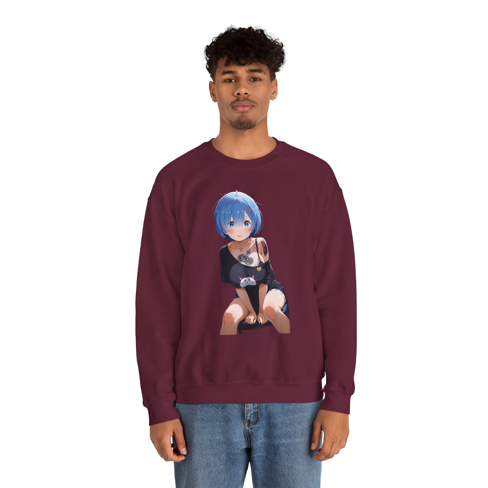 Sexy Rem Tattooed Unisex Heavy Blend™ Crewneck Sweatshirt