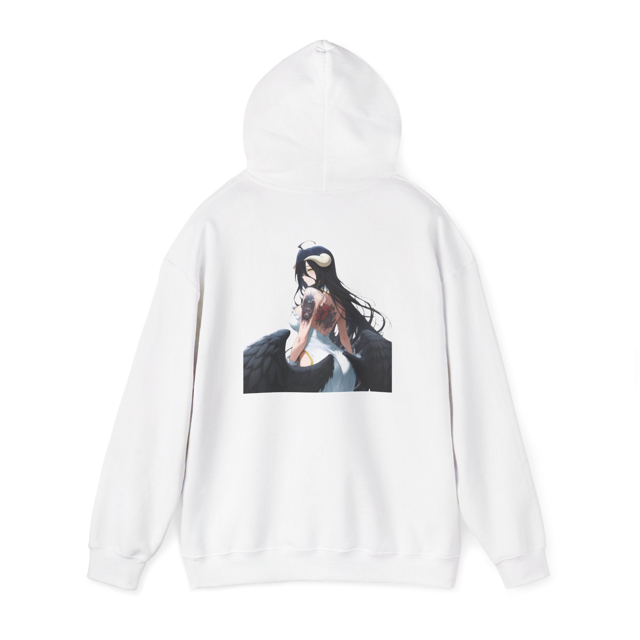 Gothic Albedo Overlord Waifu Unisex Heavy Blend™ Hooded Sweatshirt