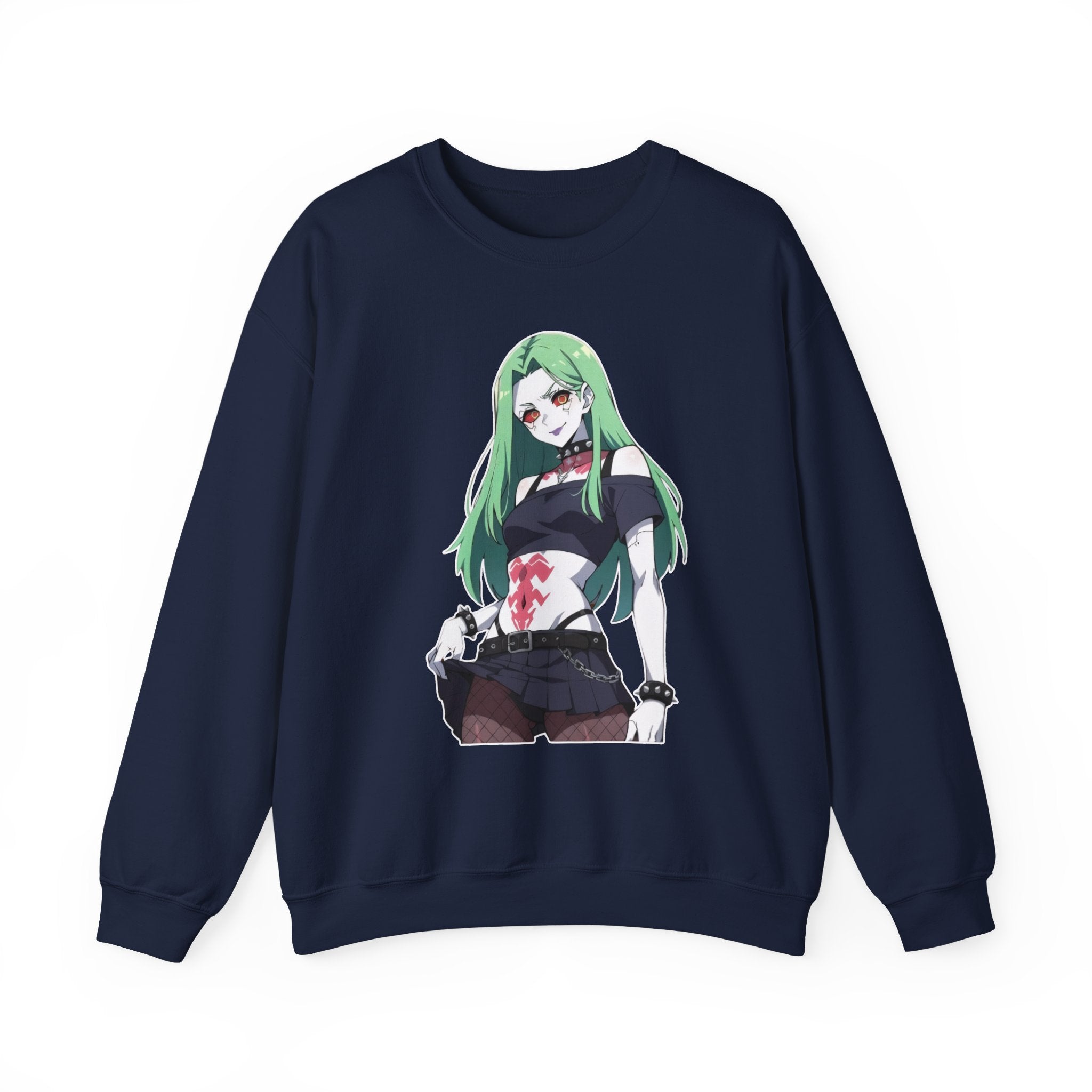 Rebecca Cyberpunk Futuristic Unisex Heavy Blend™ Crewneck Sweatshirt