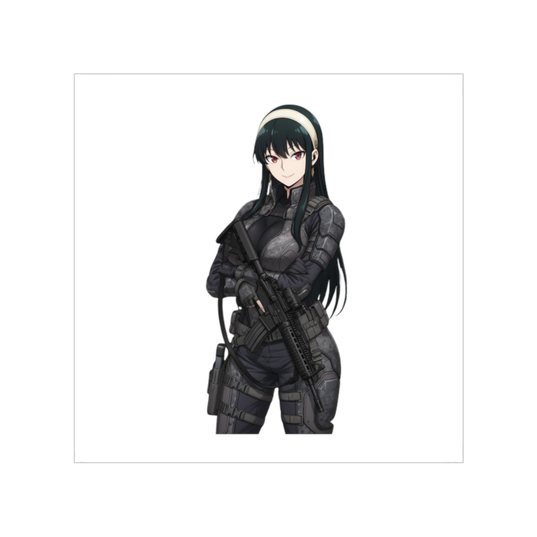 Yor Forger CIA Tactical Waifu Sticker