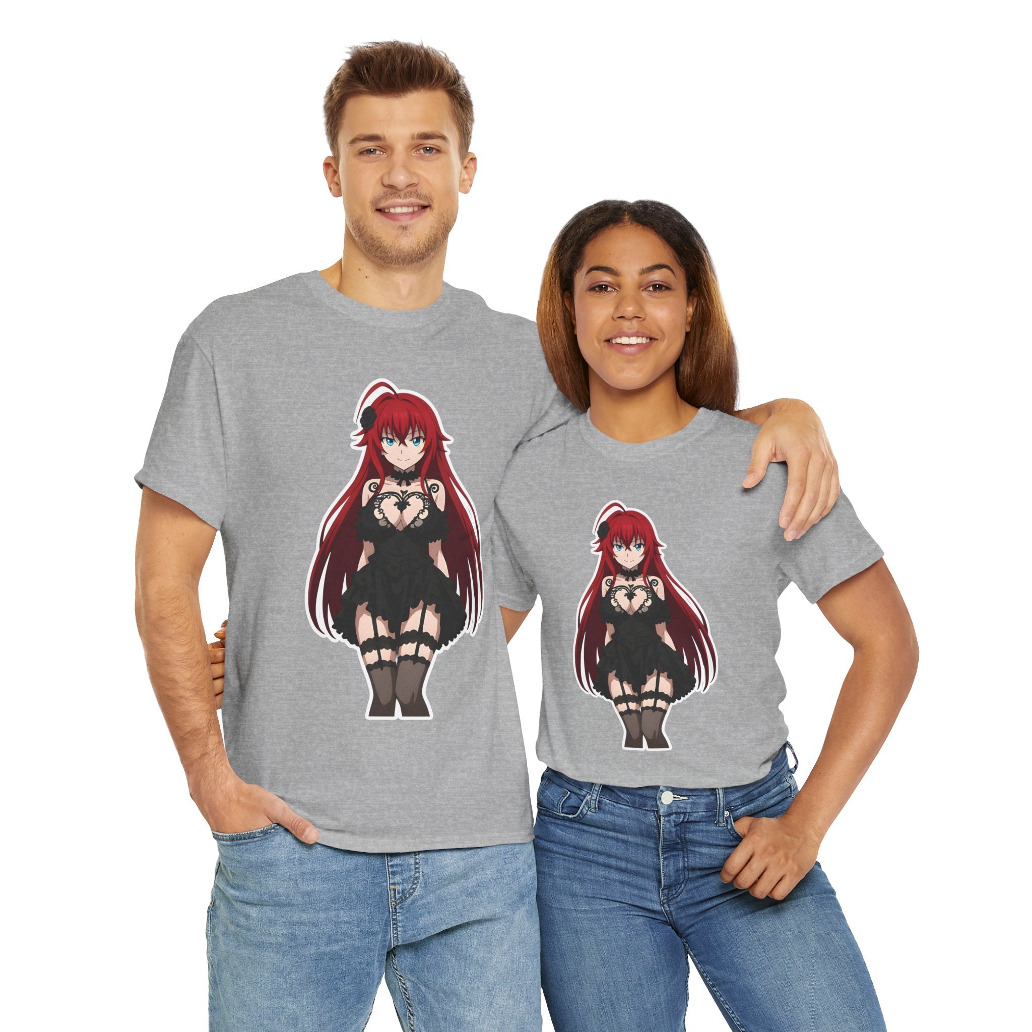 Rias Gremory Gothic Style Waifu Unisex Heavy Cotton Tee