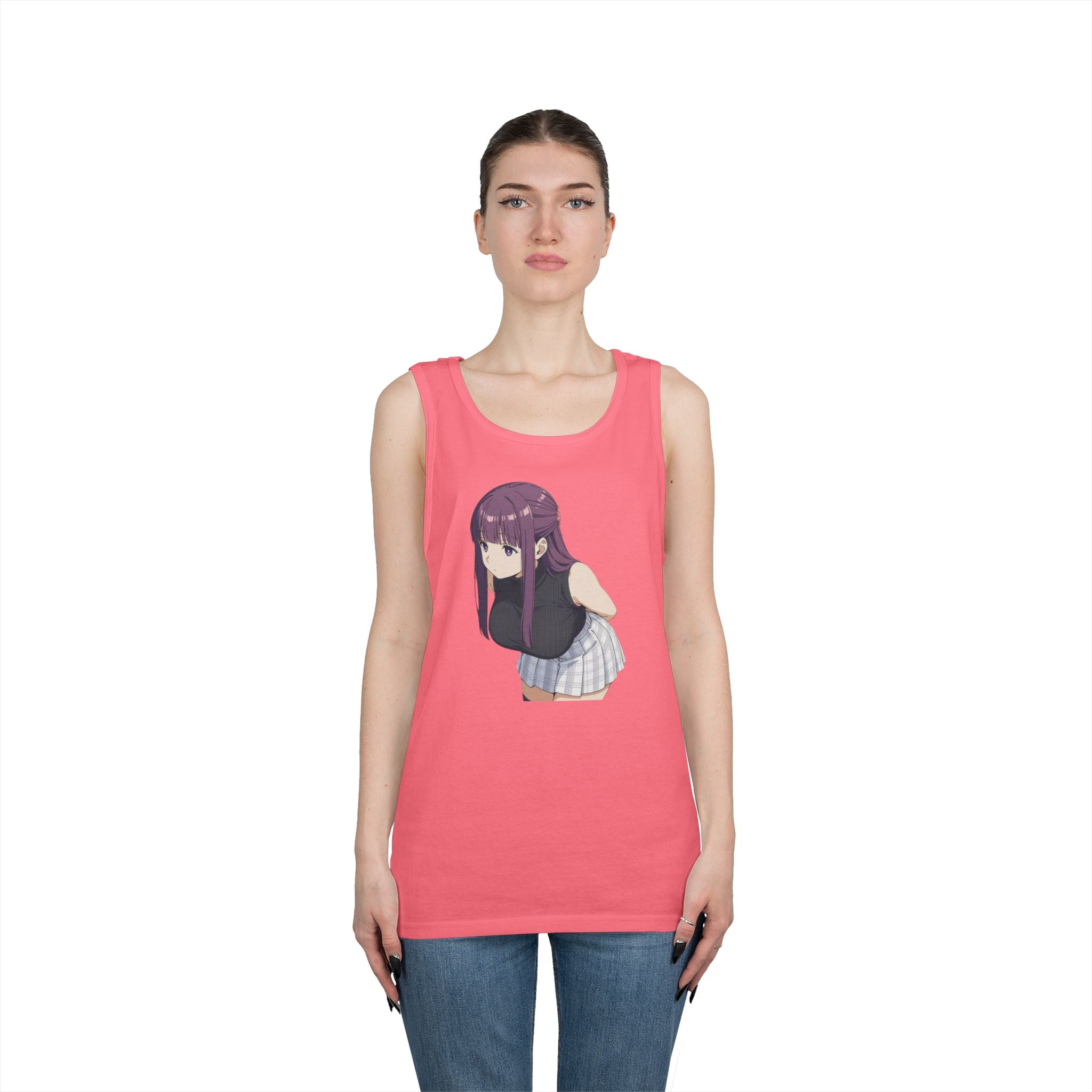 Fern Anime Heavy Cotton Tank Top