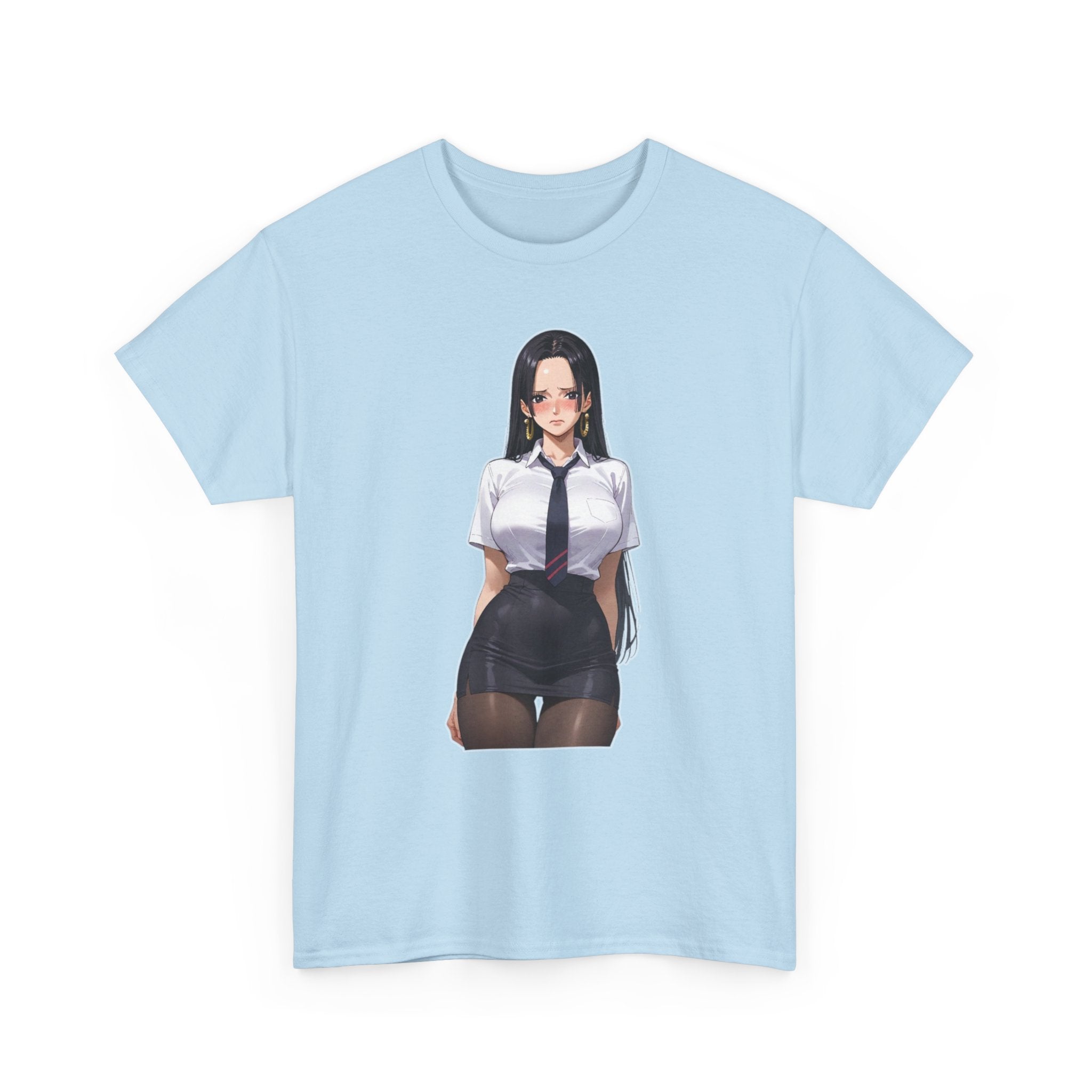Nico Robin Office Lady Blushing Unisex Heavy Cotton Tee