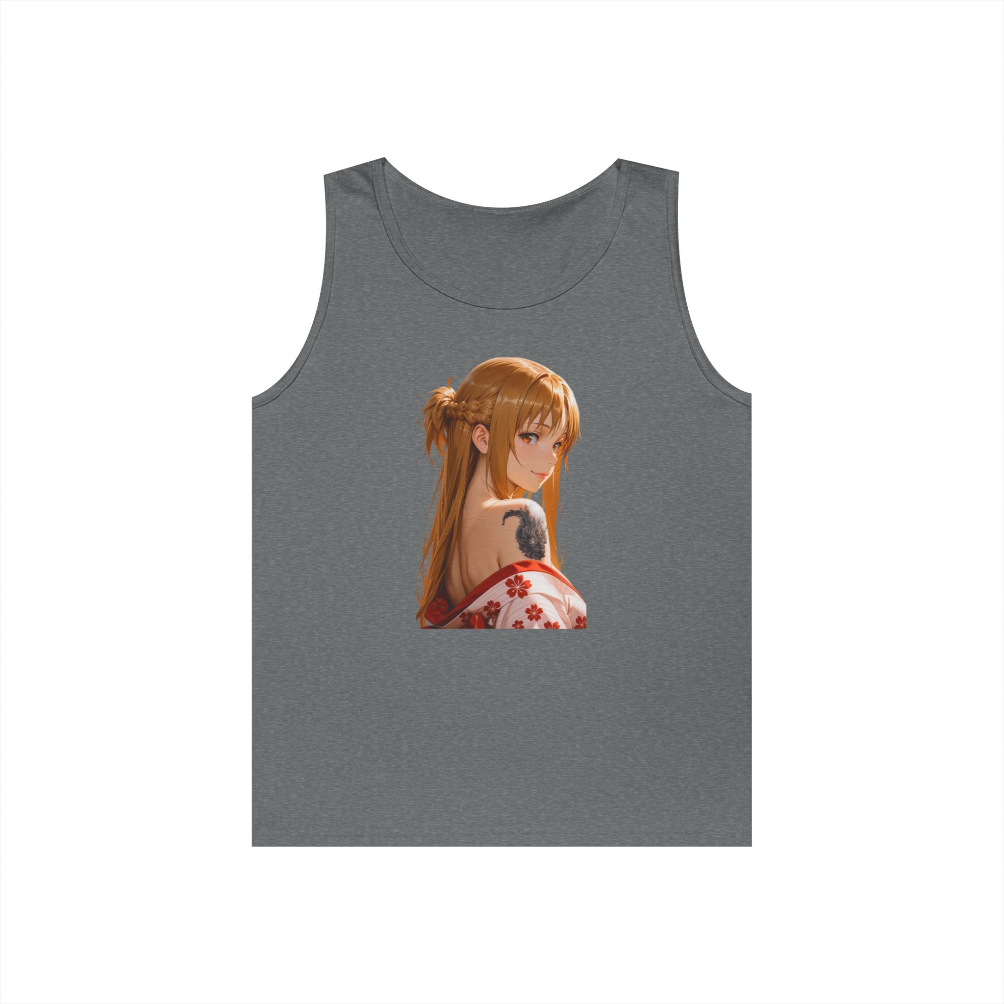 Asuna Kimono Tattoo Heavy Cotton Tank Top