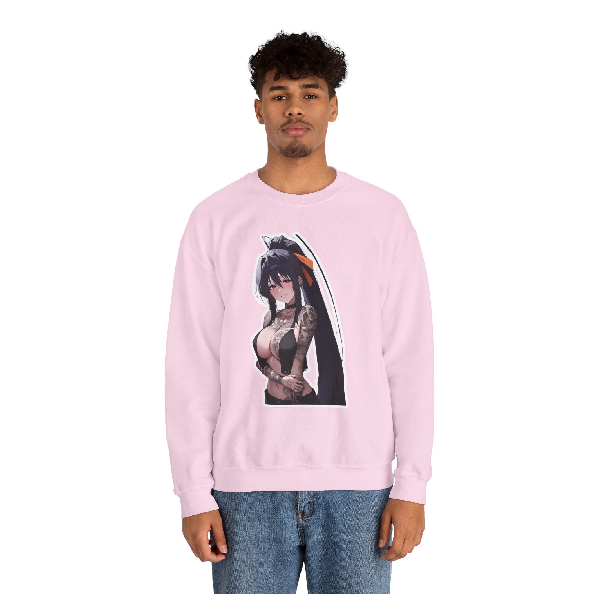 Akeno Himejima Gothic Tattooed Unisex Heavy Blend™ Crewneck Sweatshirt
