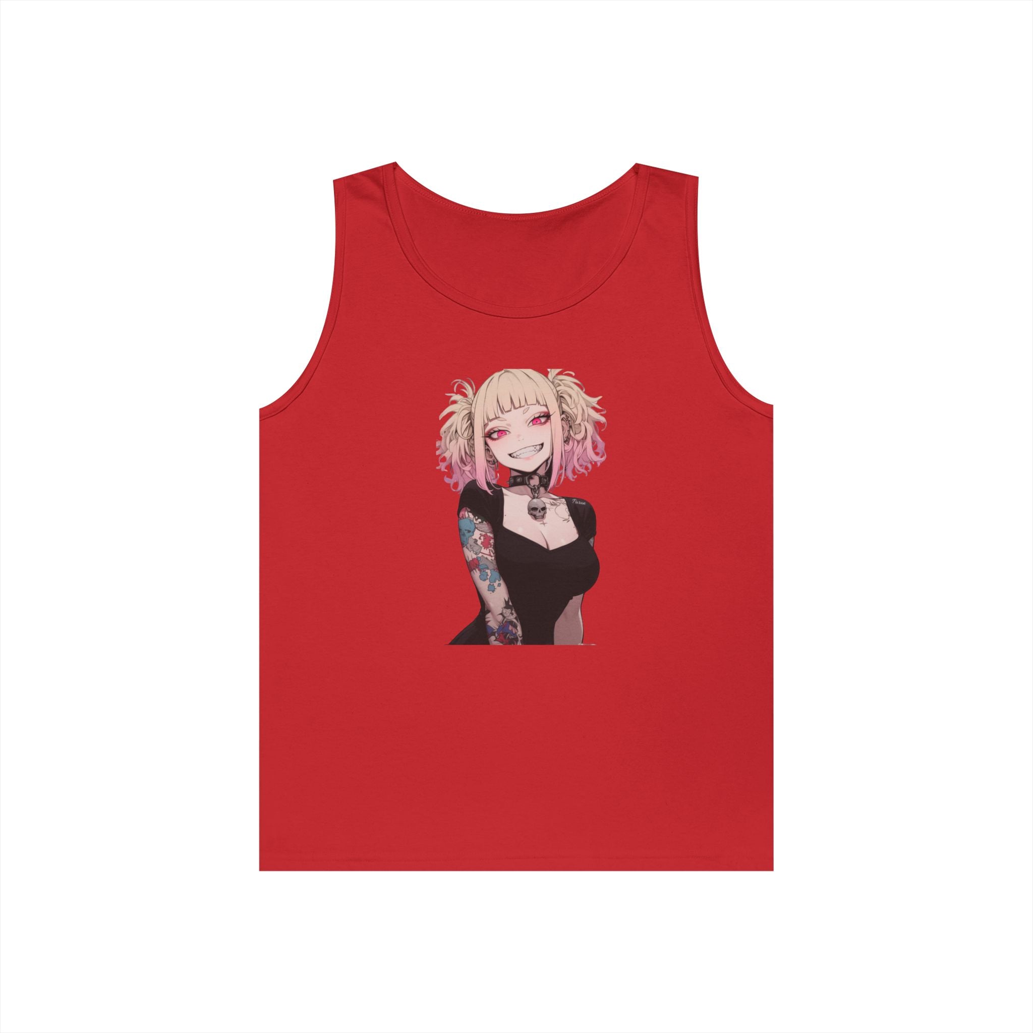 Gothic Himiko Toga Tattooed Crazy Heavy Cotton Tank Top