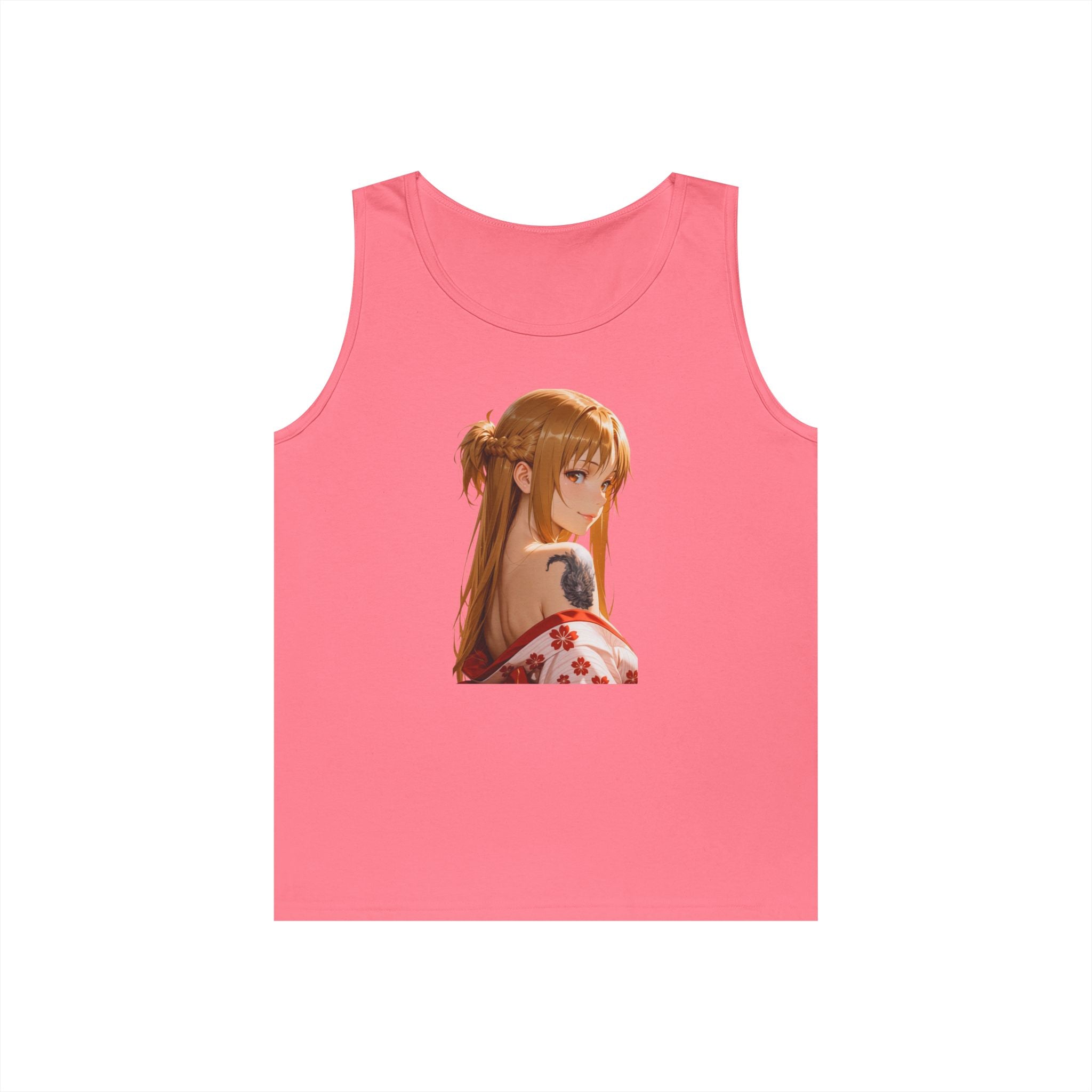 Asuna Kimono Tattoo Heavy Cotton Tank Top