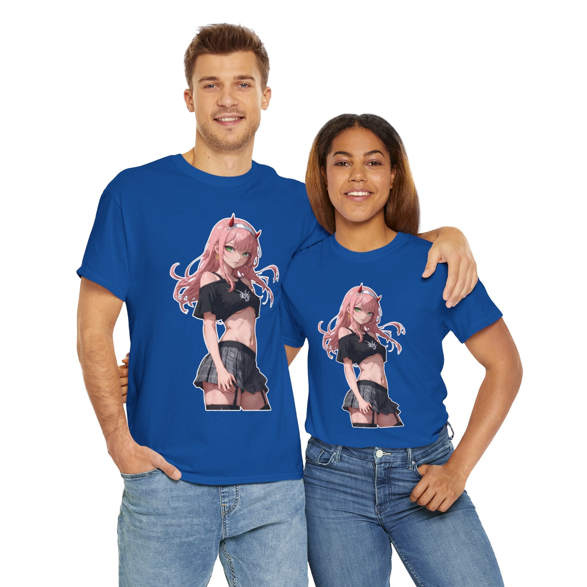 Zero Two Streetwear Style Unisex Heavy Cotton Tee