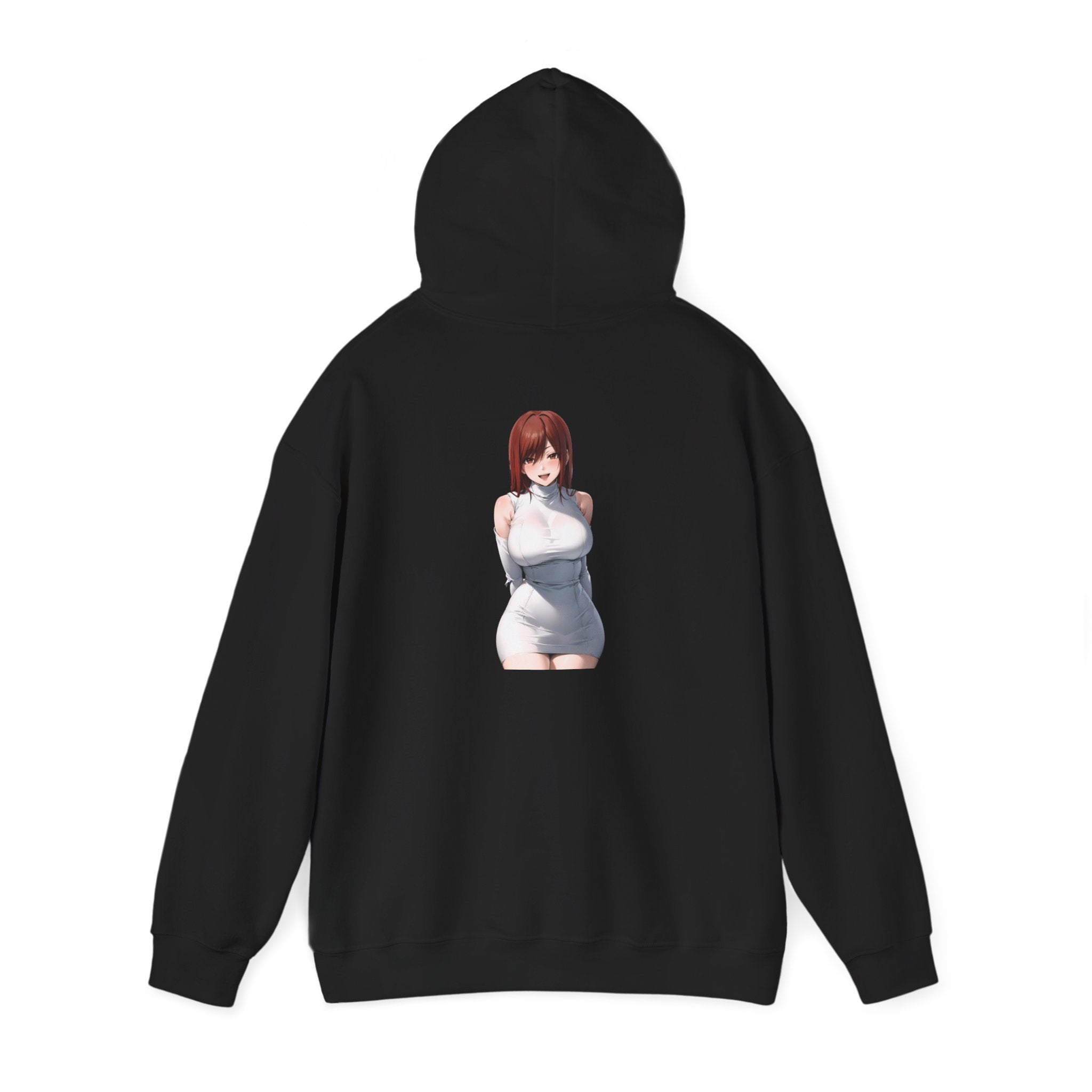 Ezra Scarlet Charming White Dress Anime Unisex Heavy Blend™ Hooded Sweatshirt