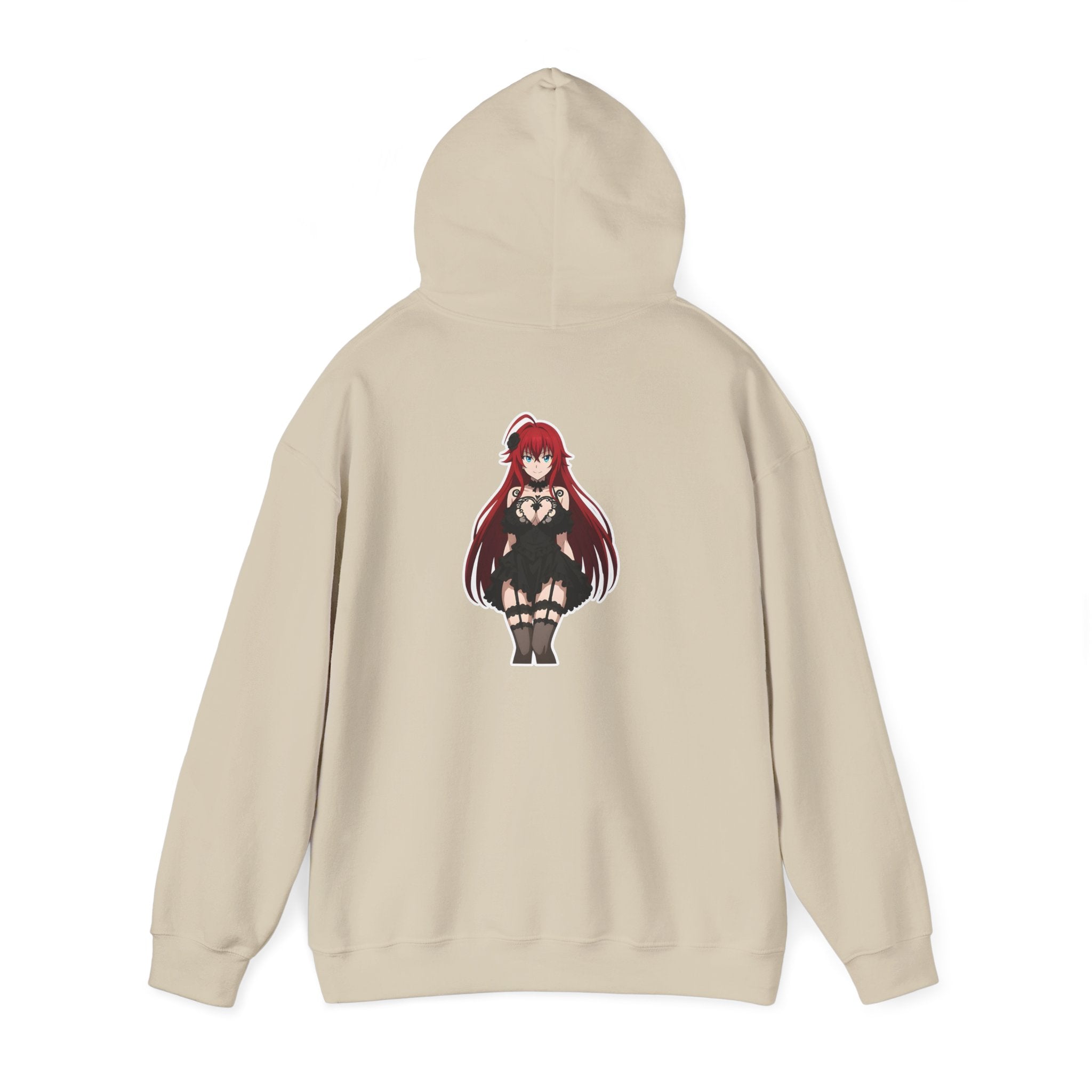 Rias Gremory Gothic Style Waifu Unisex Heavy Blend™ Hooded Sweatshirt