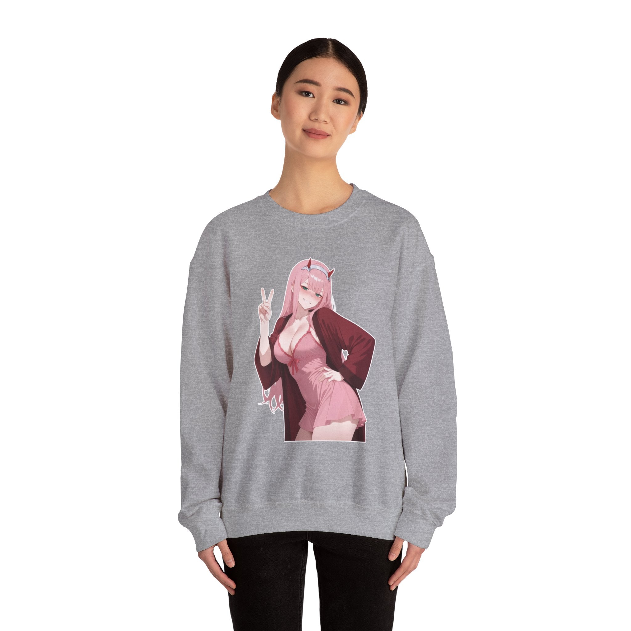 Zero Two Unisex Heavy Blend™ Crewneck Sweatshirt