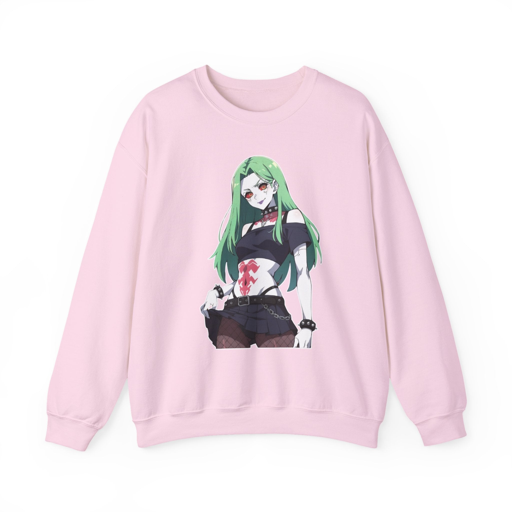 Rebecca Cyberpunk Futuristic Unisex Heavy Blend™ Crewneck Sweatshirt