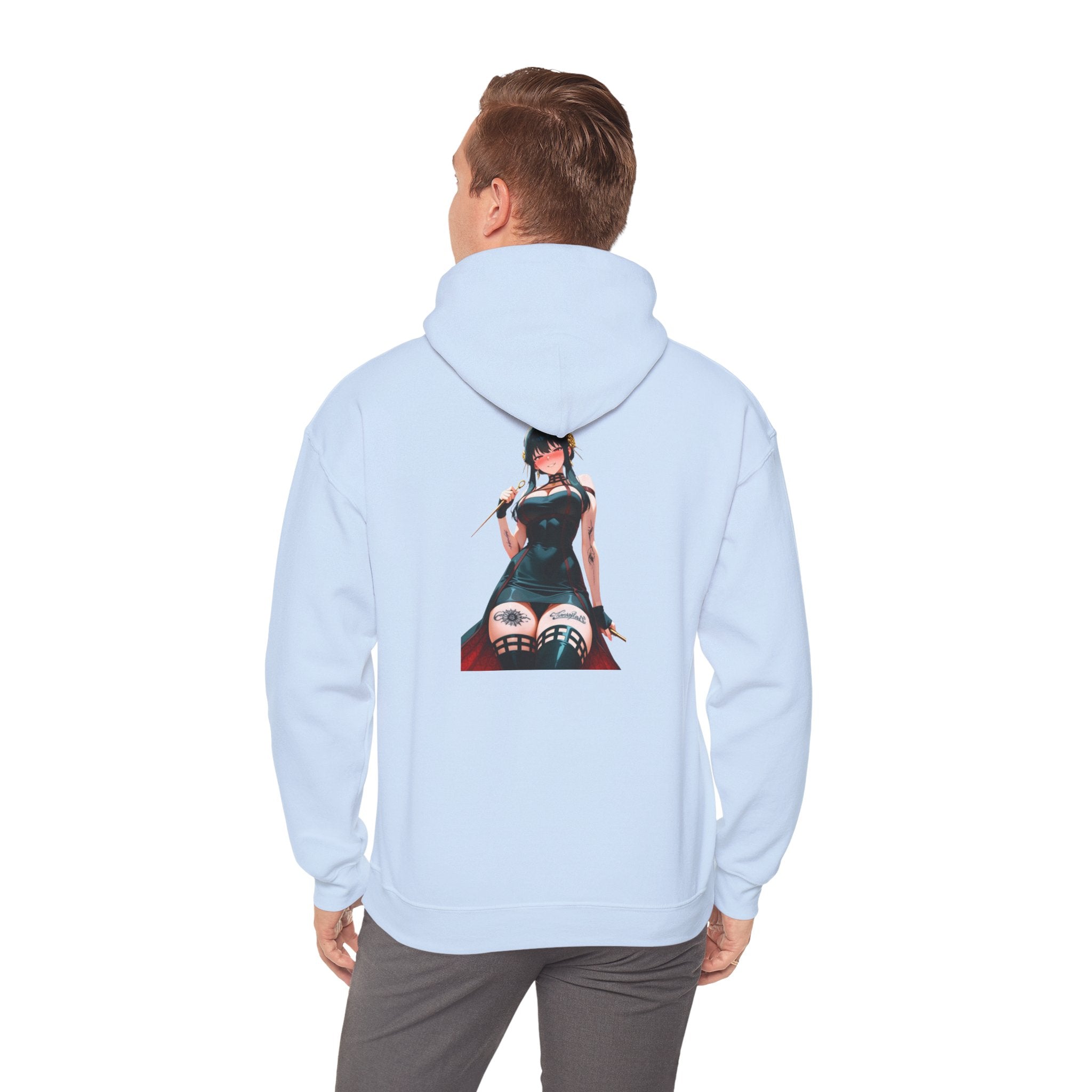 Yor Forger Assassin Gothic Tattooed Unisex Heavy Blend™ Hooded Sweatshirt