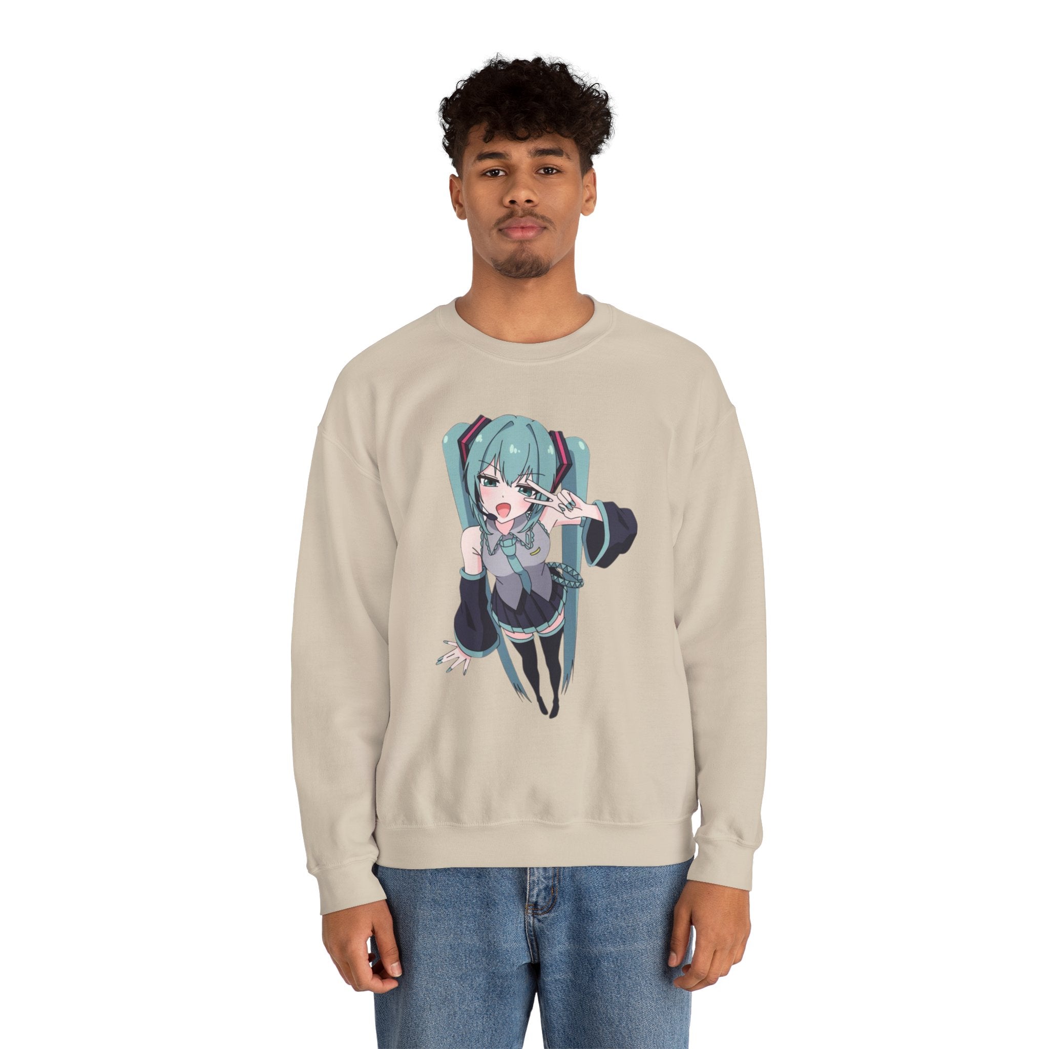 Hatsune Miku Unisex Heavy Blend™ Crewneck Sweatshirt