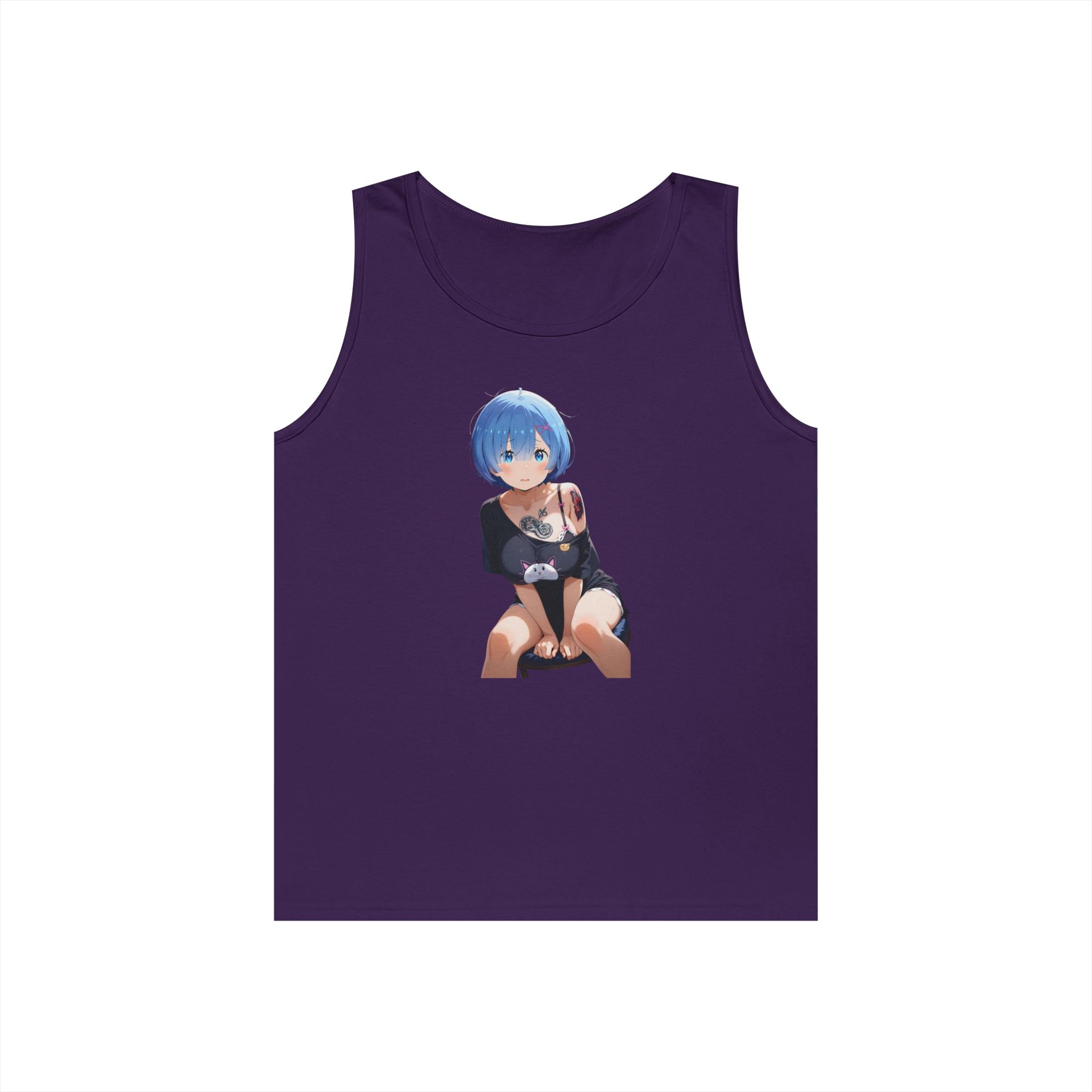 Sexy Rem Tattooed Heavy Cotton Tank Top