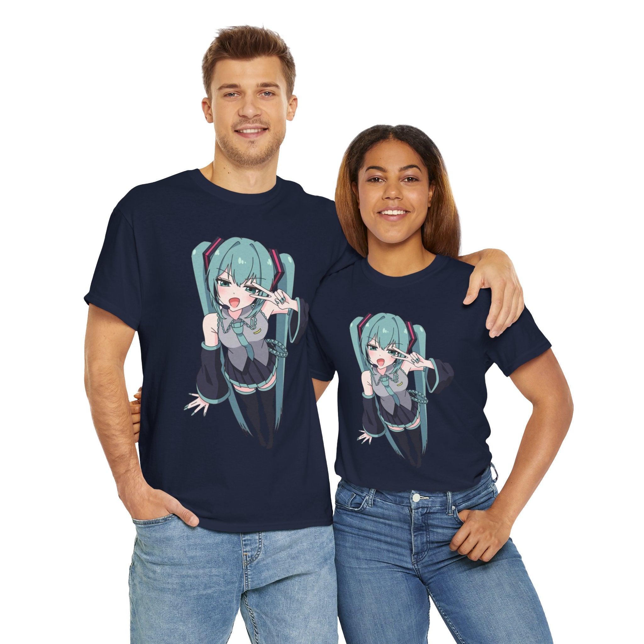 Hatsune Miku Unisex Heavy Cotton Tee