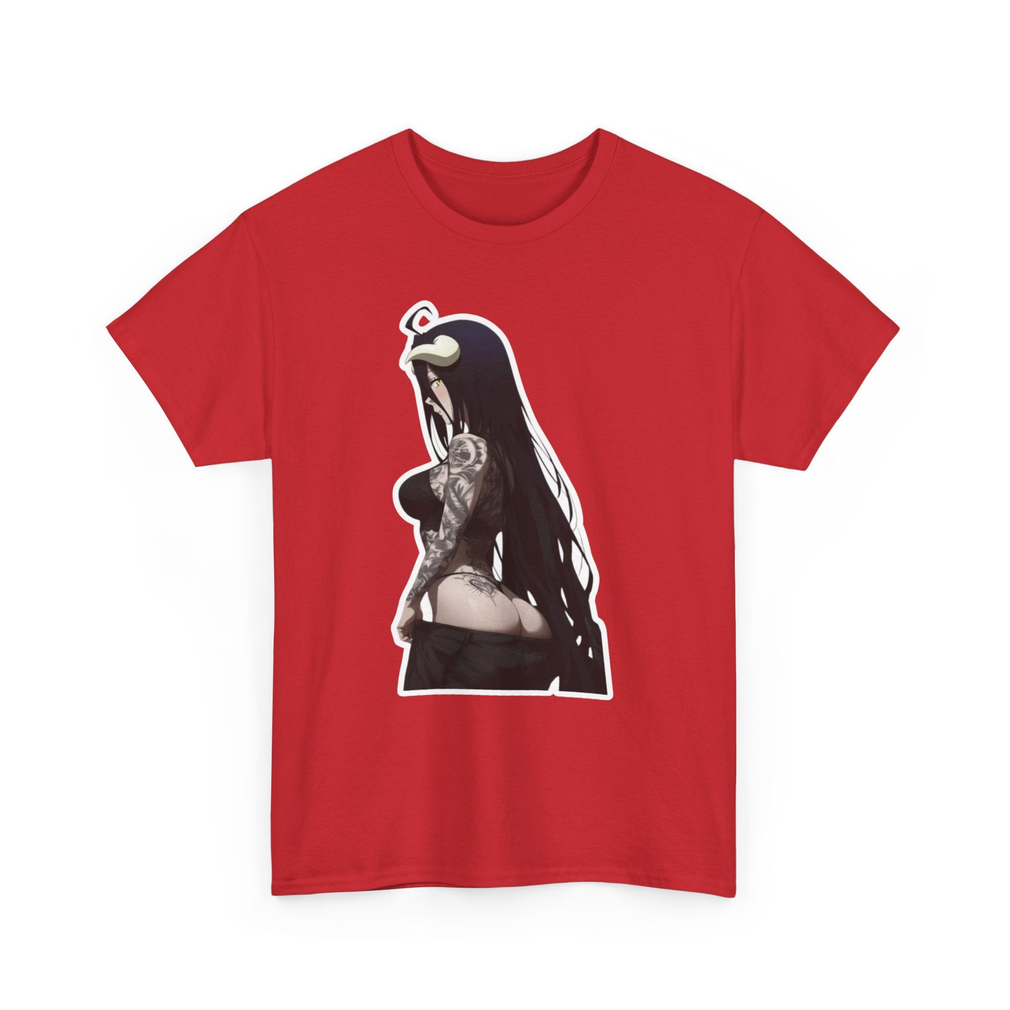 Albedo From Overlord Gothic Tattooed Unisex Heavy Cotton Tee