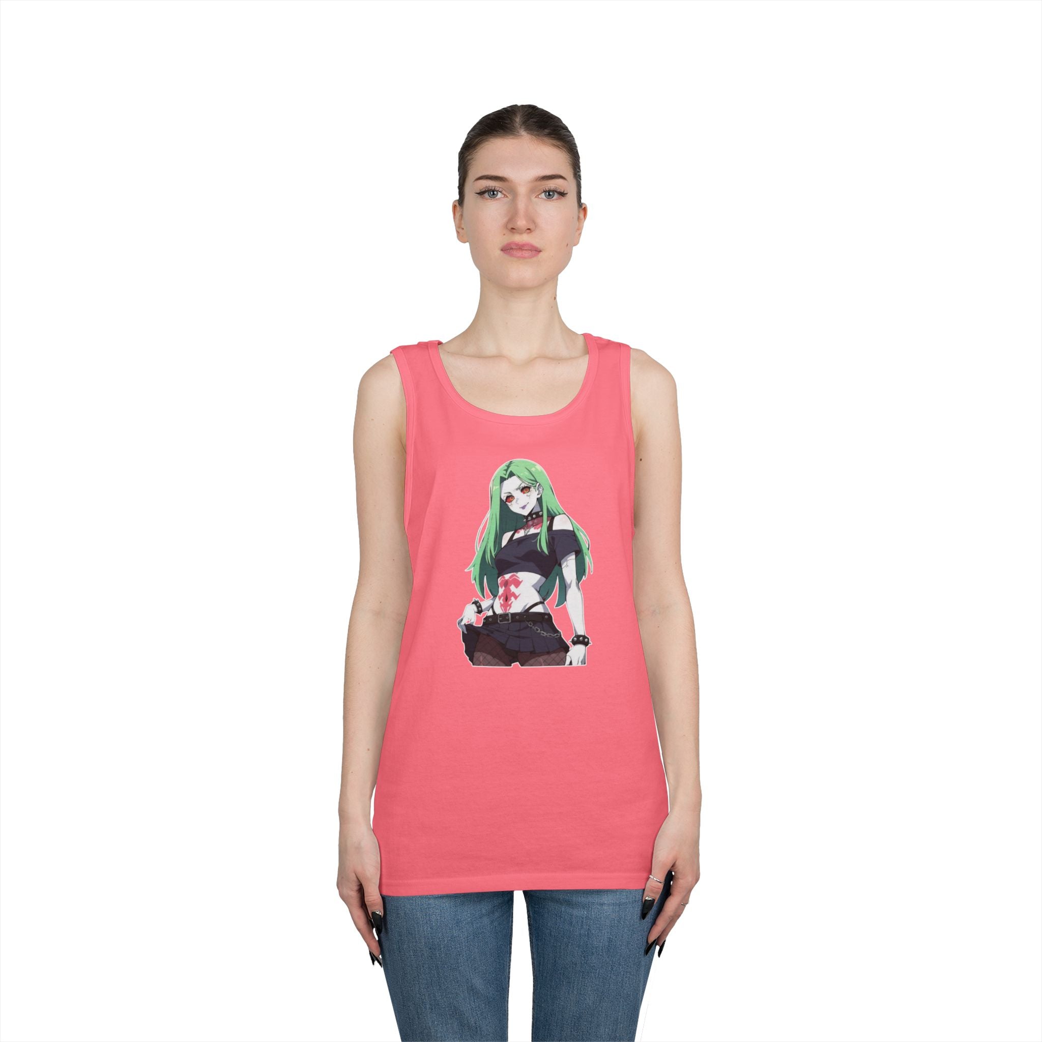 Rebecca Cyberpunk Futuristic Heavy Cotton Tank Top