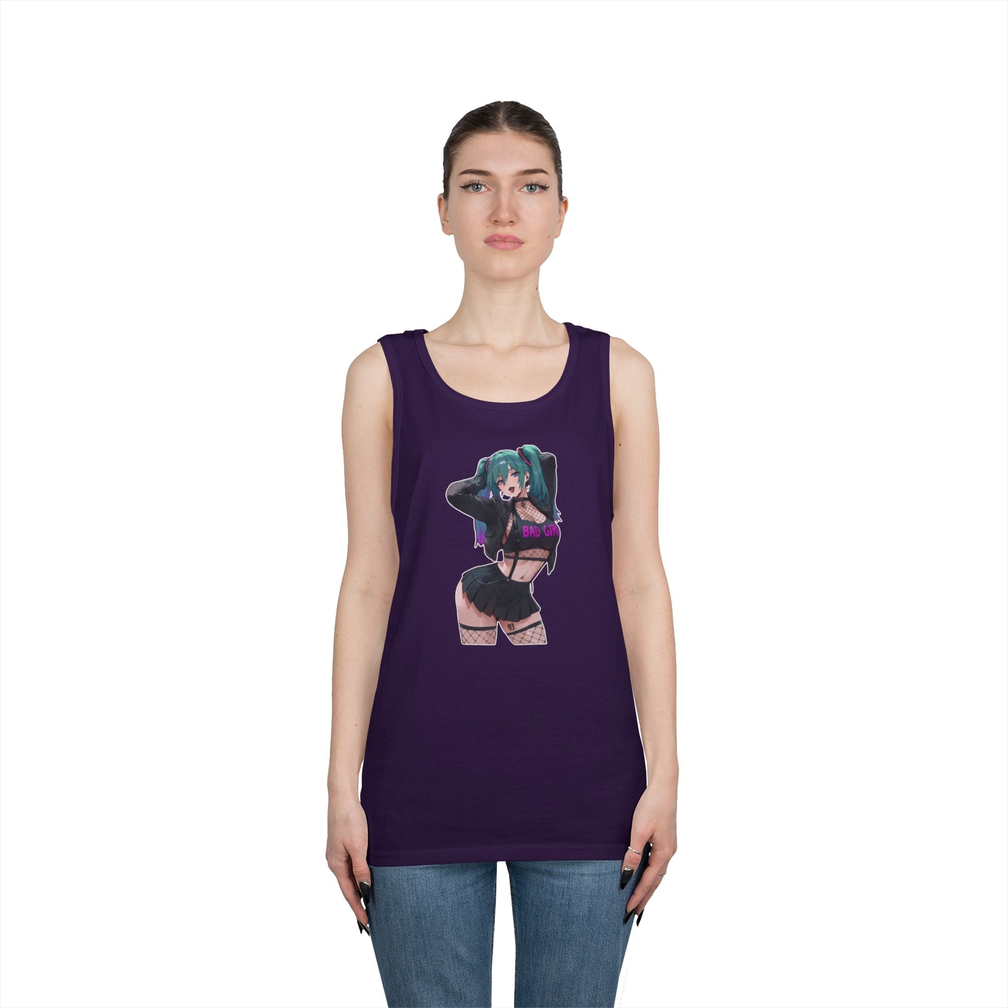 Hatsune Miku Baddie Heavy Cotton Tank Top