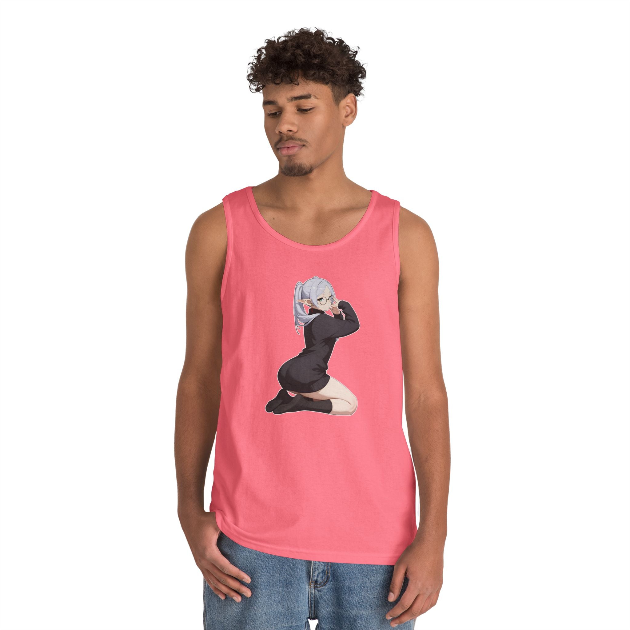 Cute Frieren Heavy Cotton Tank Top