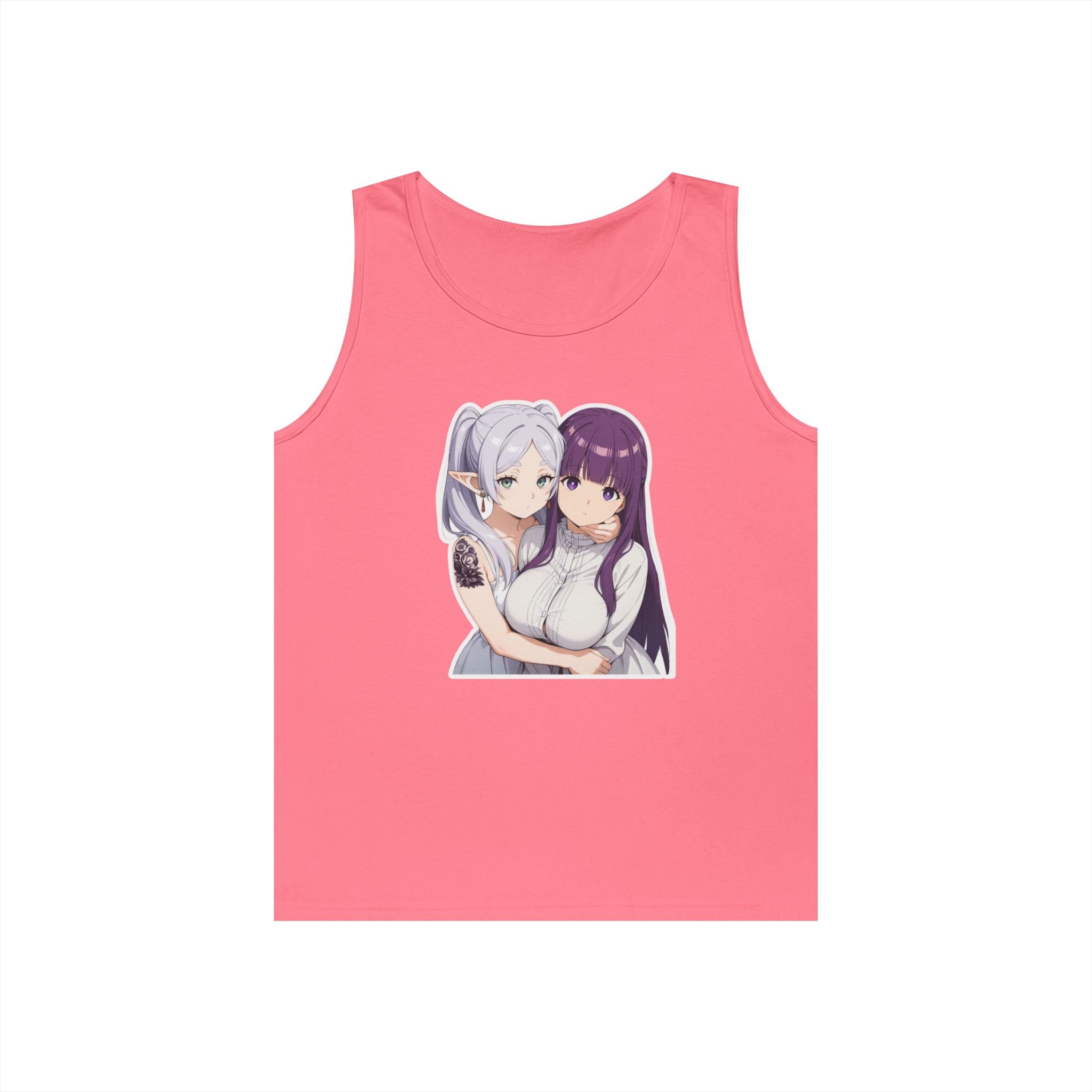 Fern x Frieren Waifu Heavy Cotton Tank Top